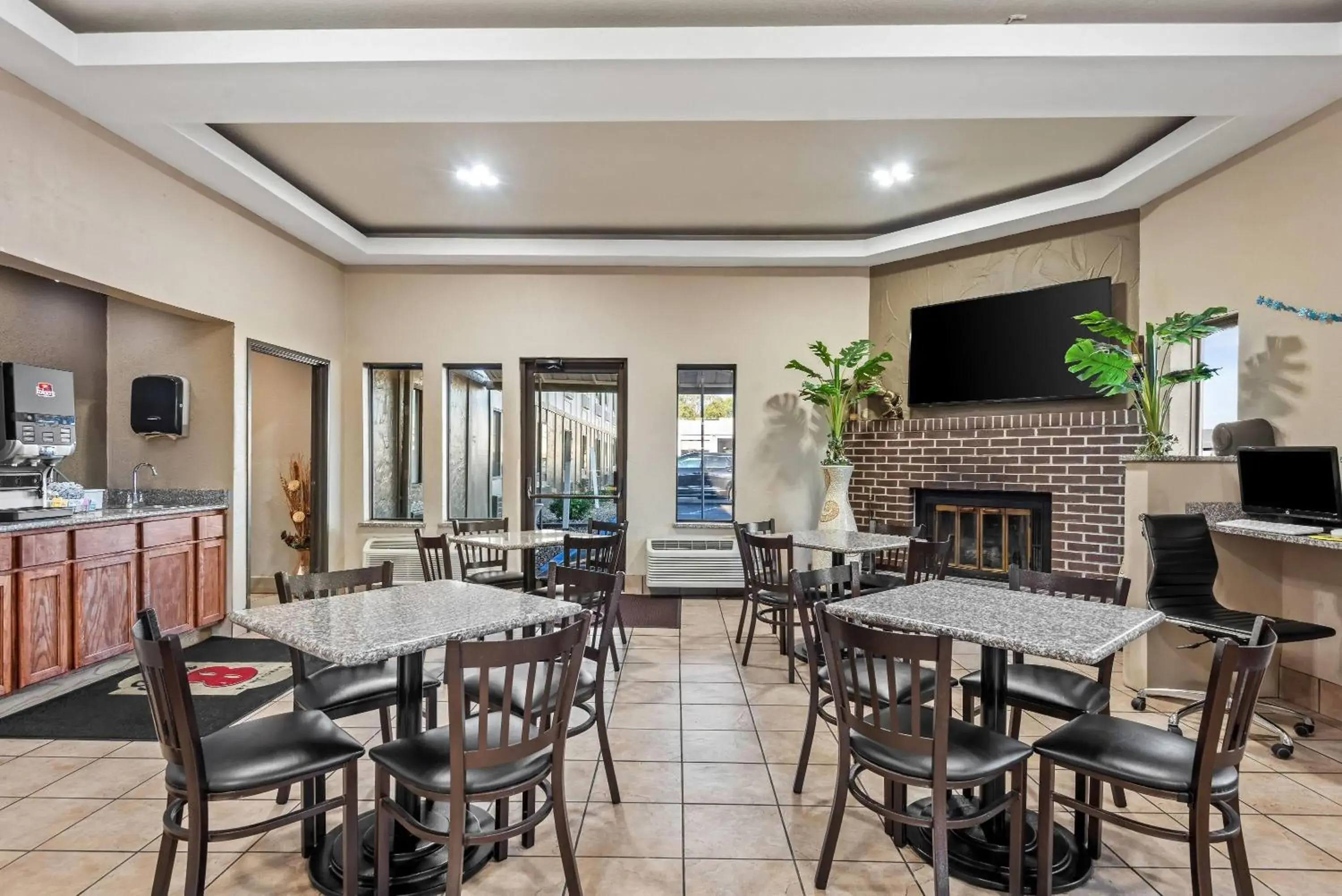 Lobby or reception in Super 8 by Wyndham Terre Haute Lobby or reception in Super 8 by Wyndham Terre Haute