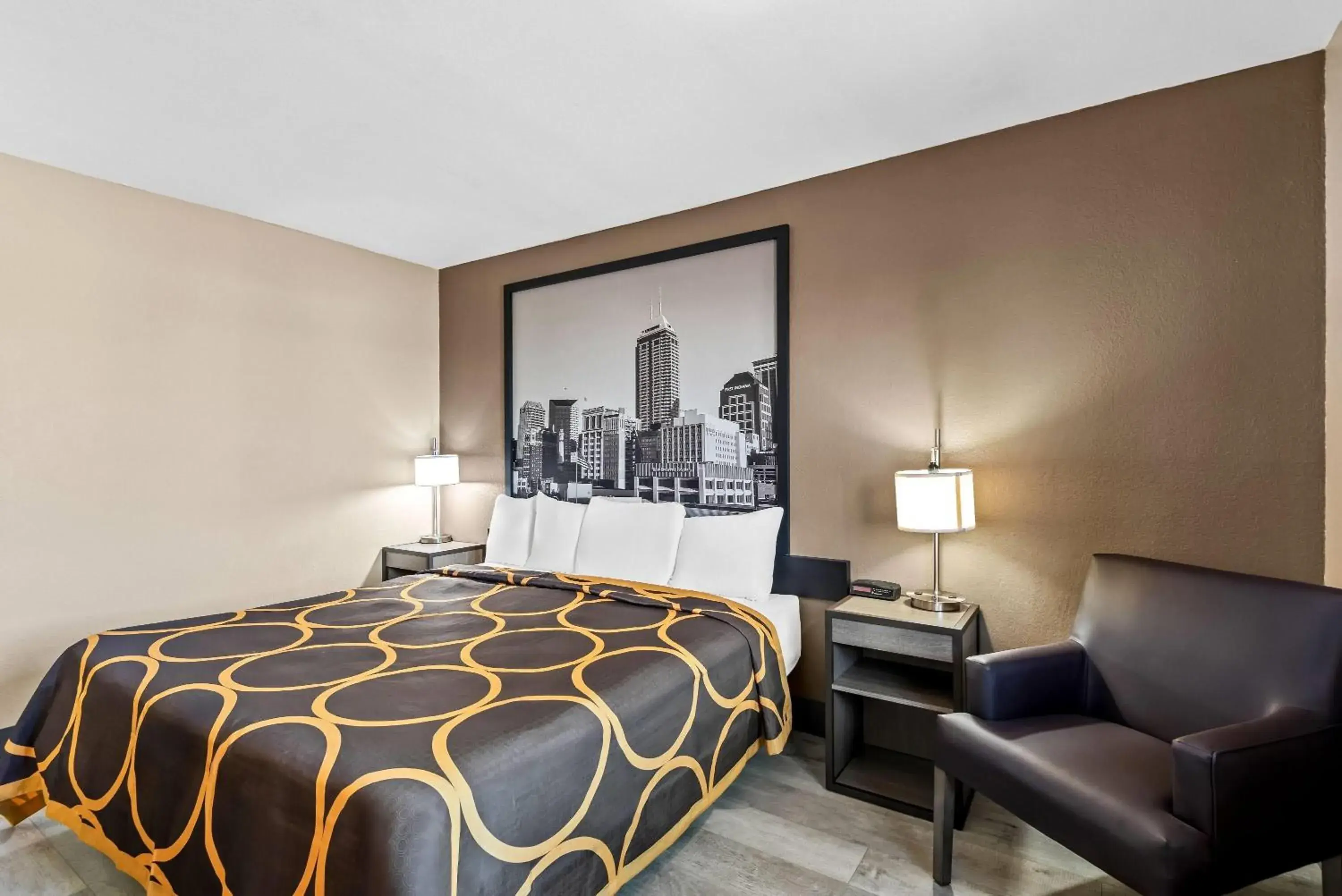 Bed in Super 8 by Wyndham Terre Haute Bed in Super 8 by Wyndham Terre Haute