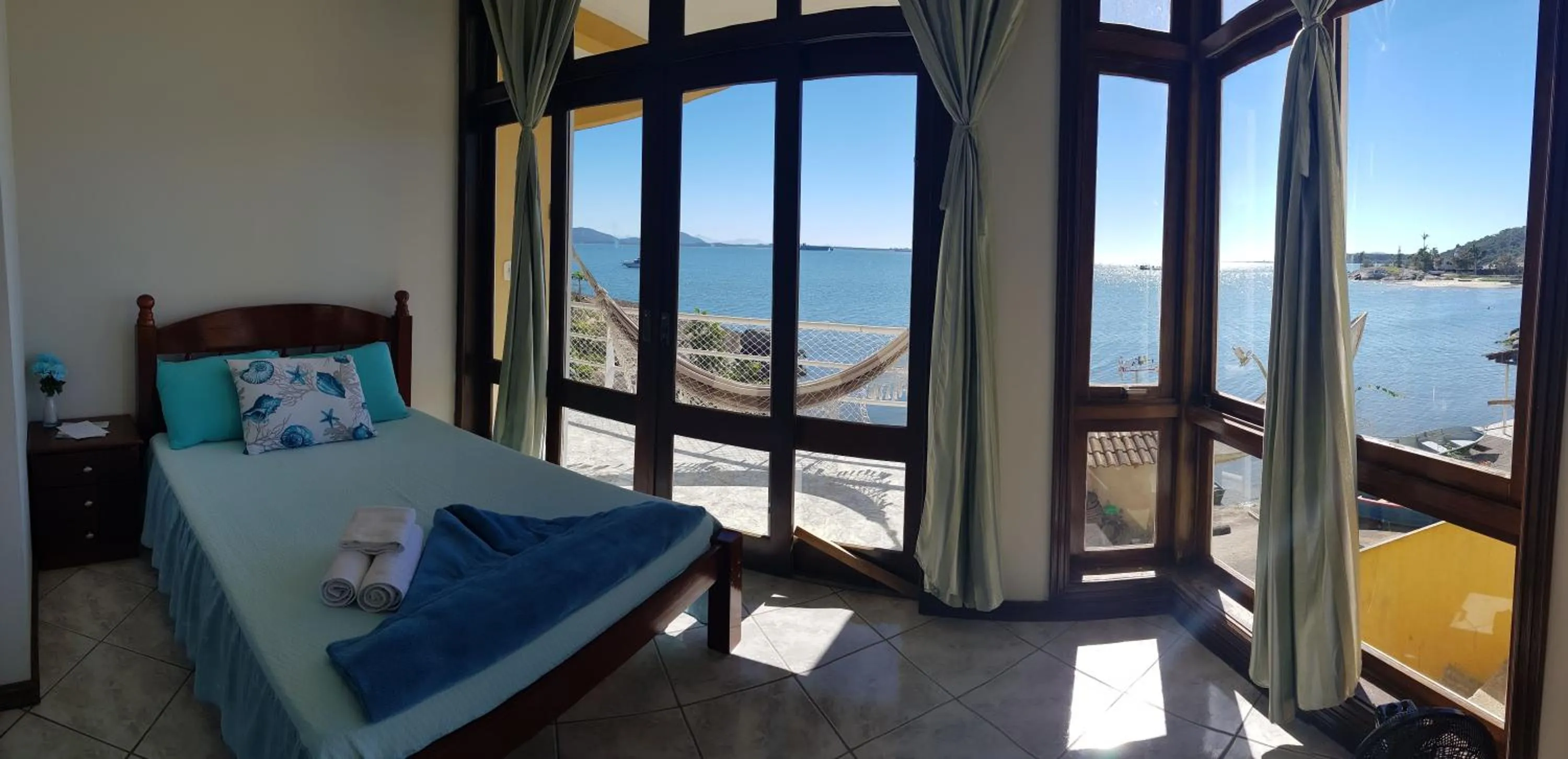 Bed in Pousada Pedra das Tartarugas