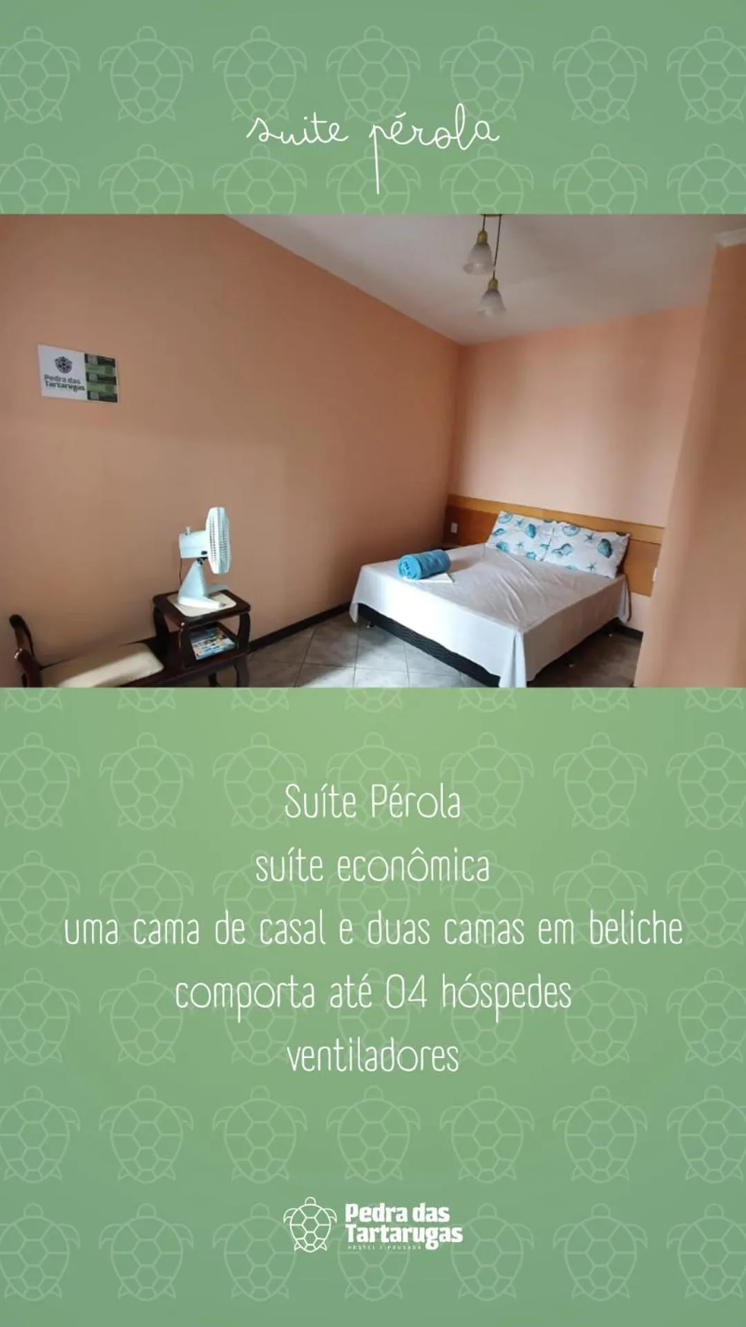 Photo of the whole room, Bed in Pousada Pedra das Tartarugas