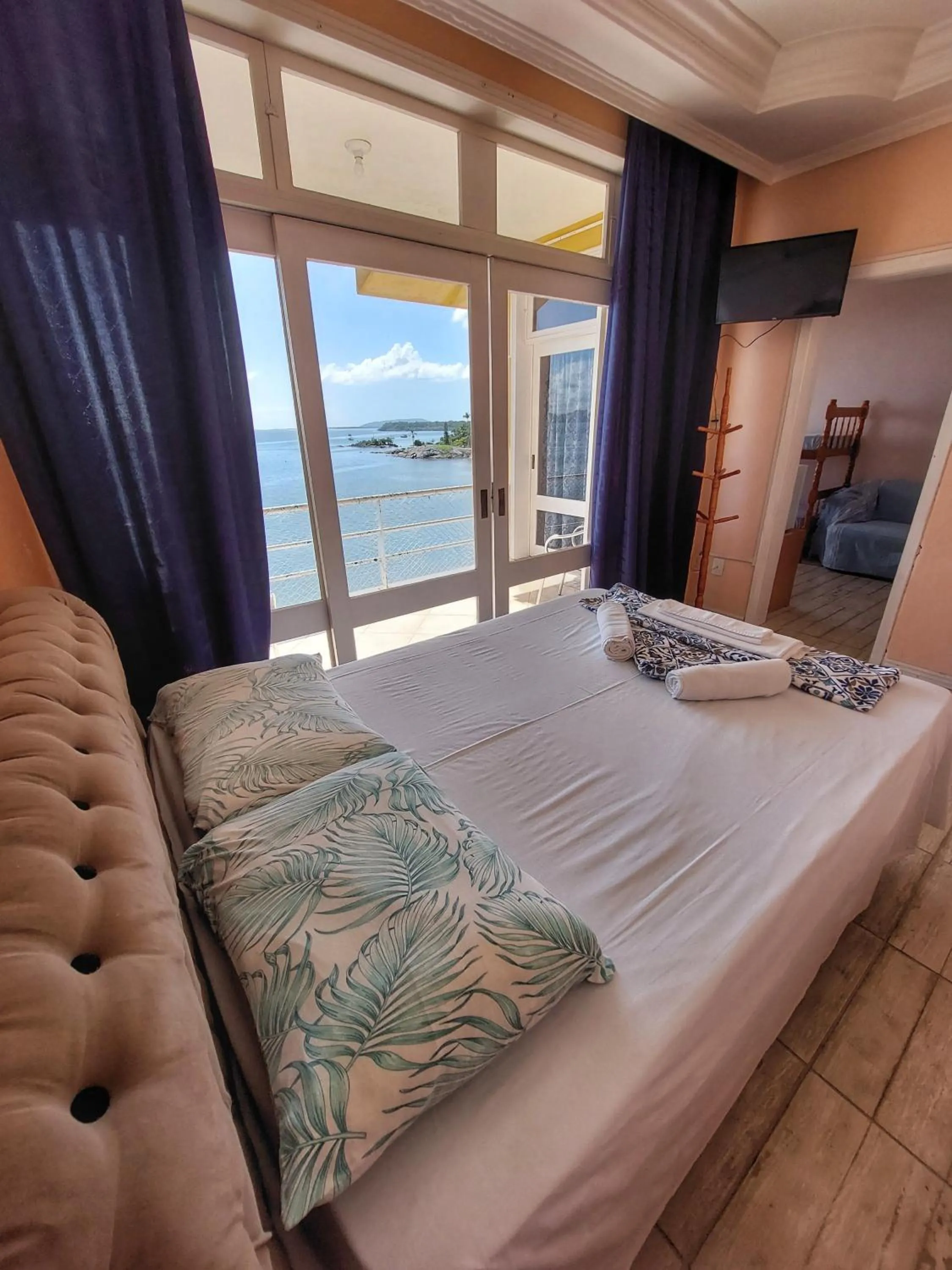 Bed in Pousada Pedra das Tartarugas