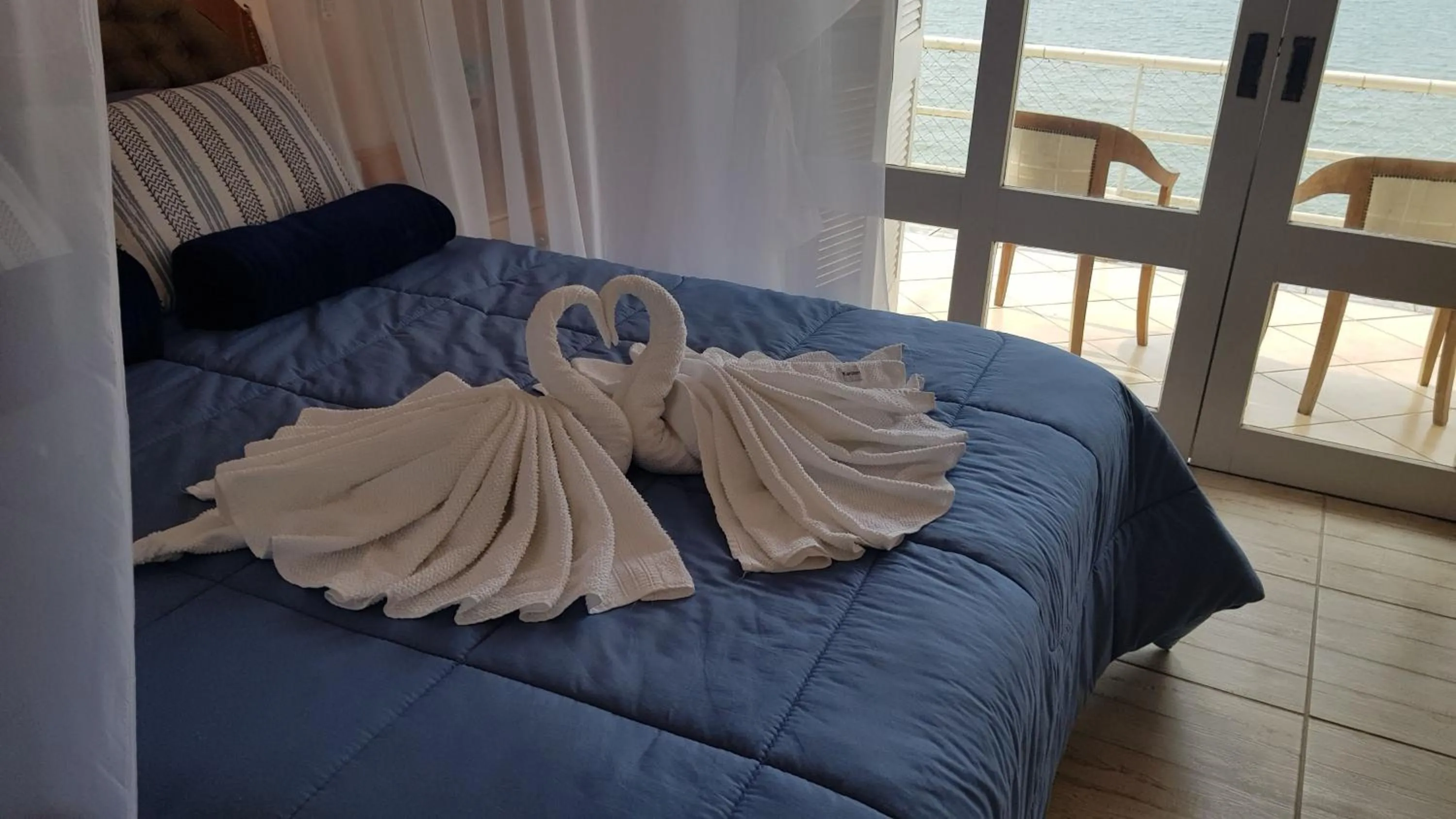 Bed in Pousada Pedra das Tartarugas
