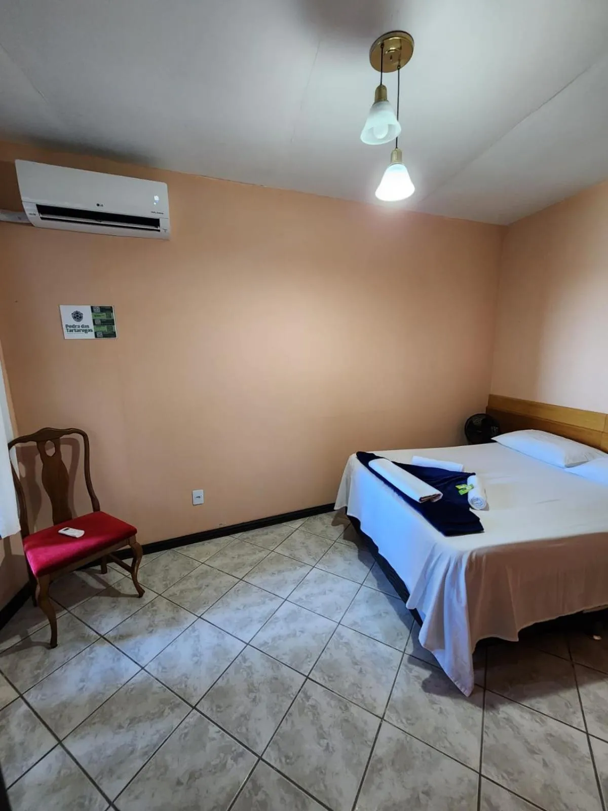 Bed in Pousada Pedra das Tartarugas