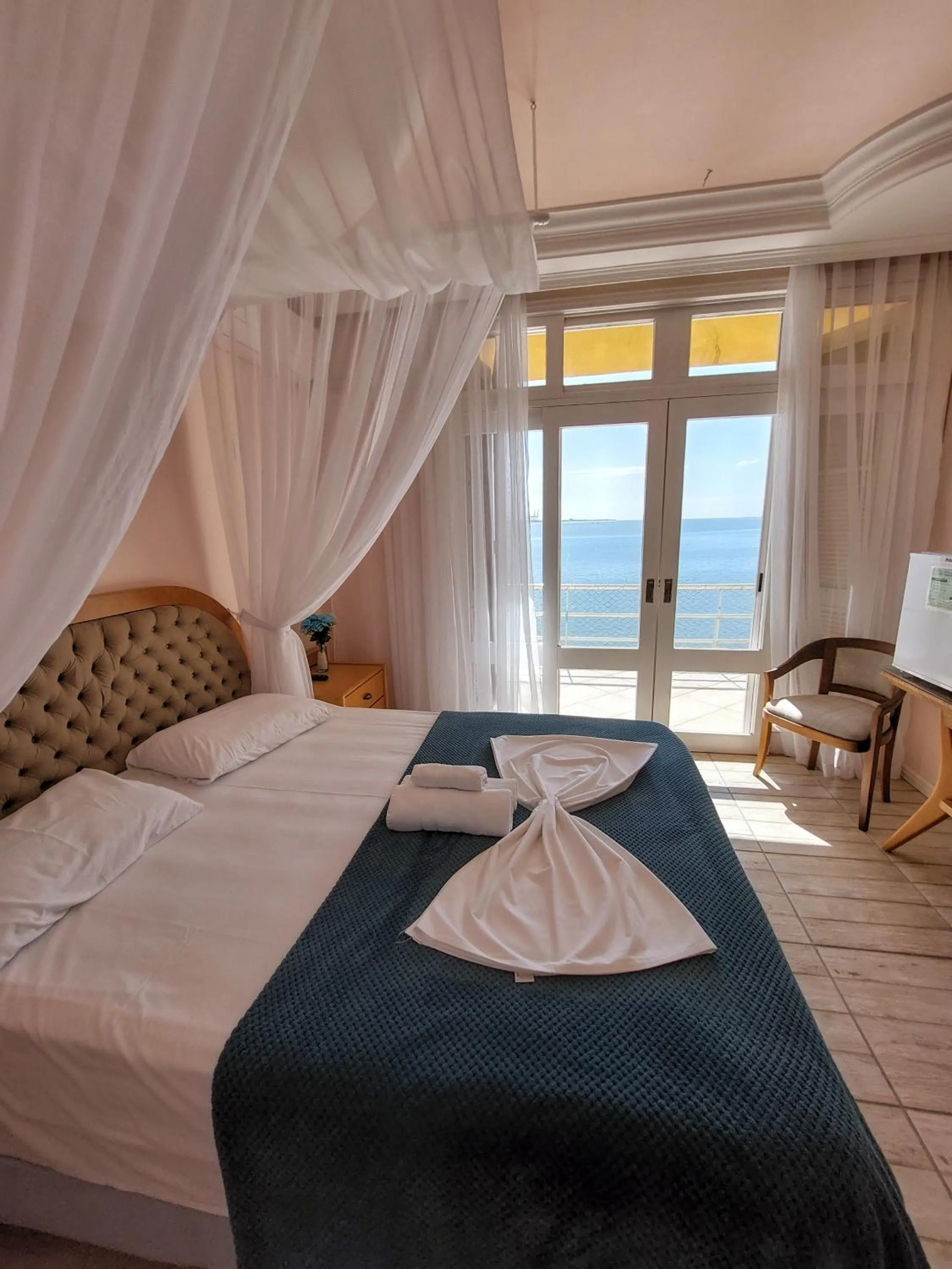 Bed in Pousada Pedra das Tartarugas