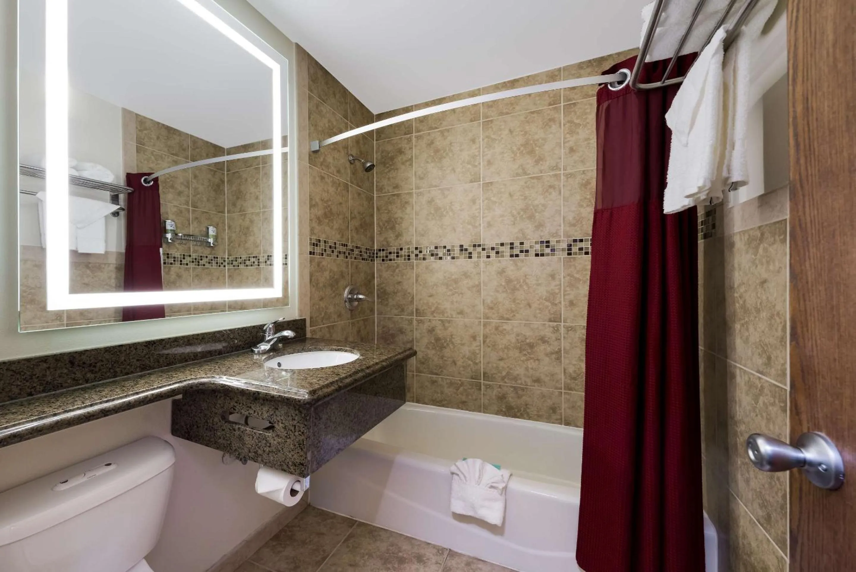 Bedroom in Rodeway Inn South San Francisco Airport