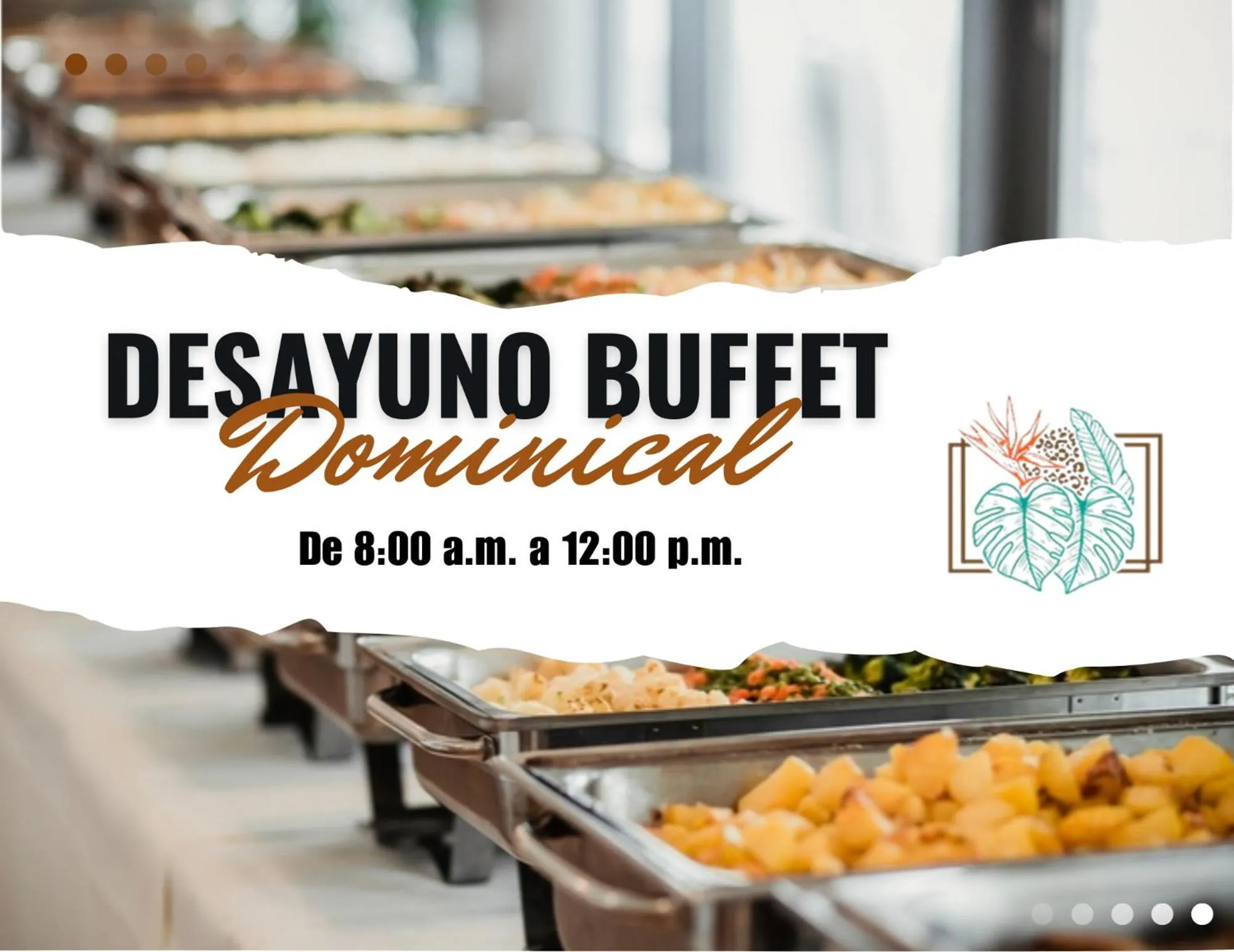 Breakfast in Hotel Plaza Palenque