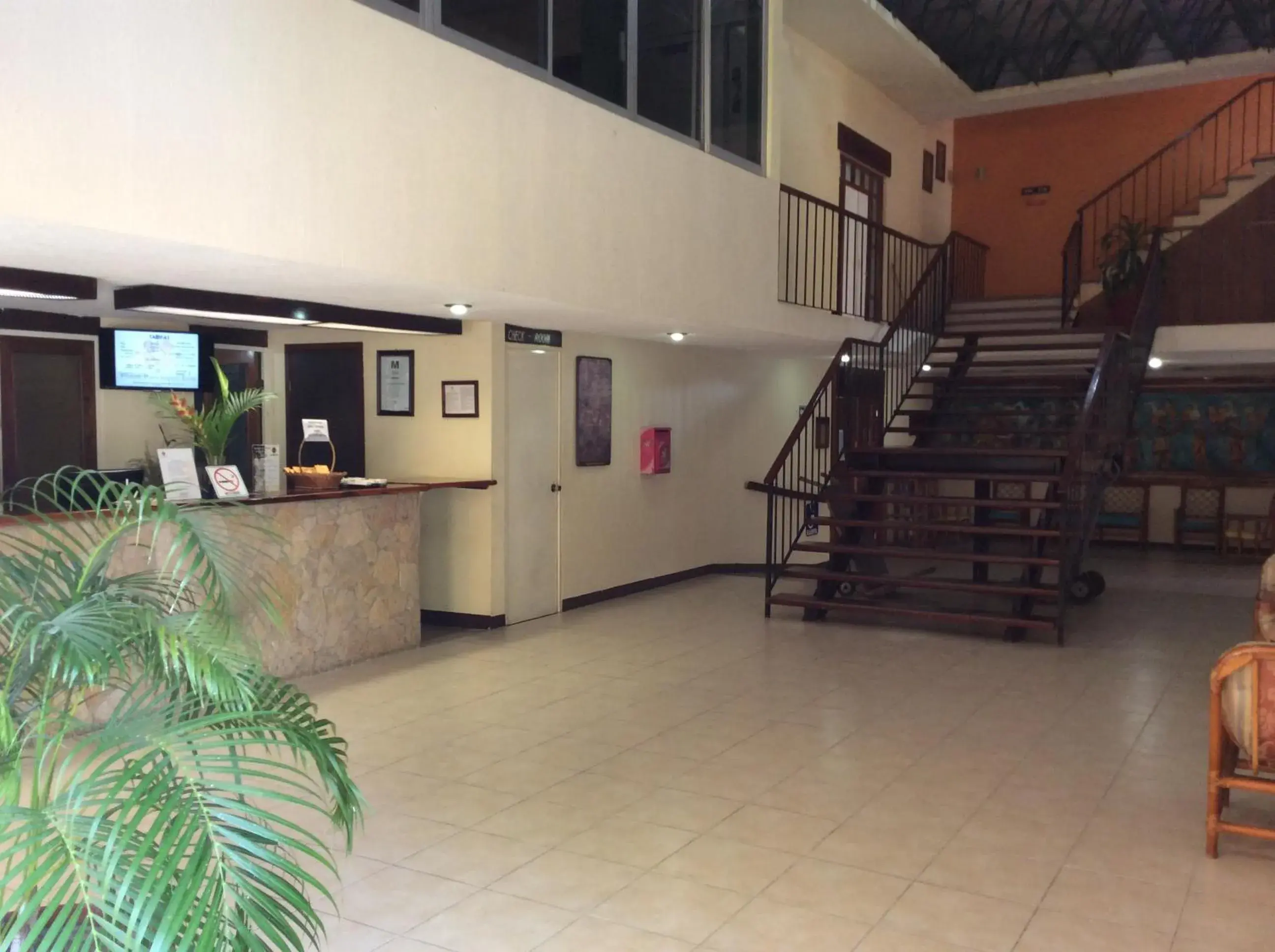 Lobby or reception in Hotel Plaza Palenque Lobby or reception in Hotel Plaza Palenque