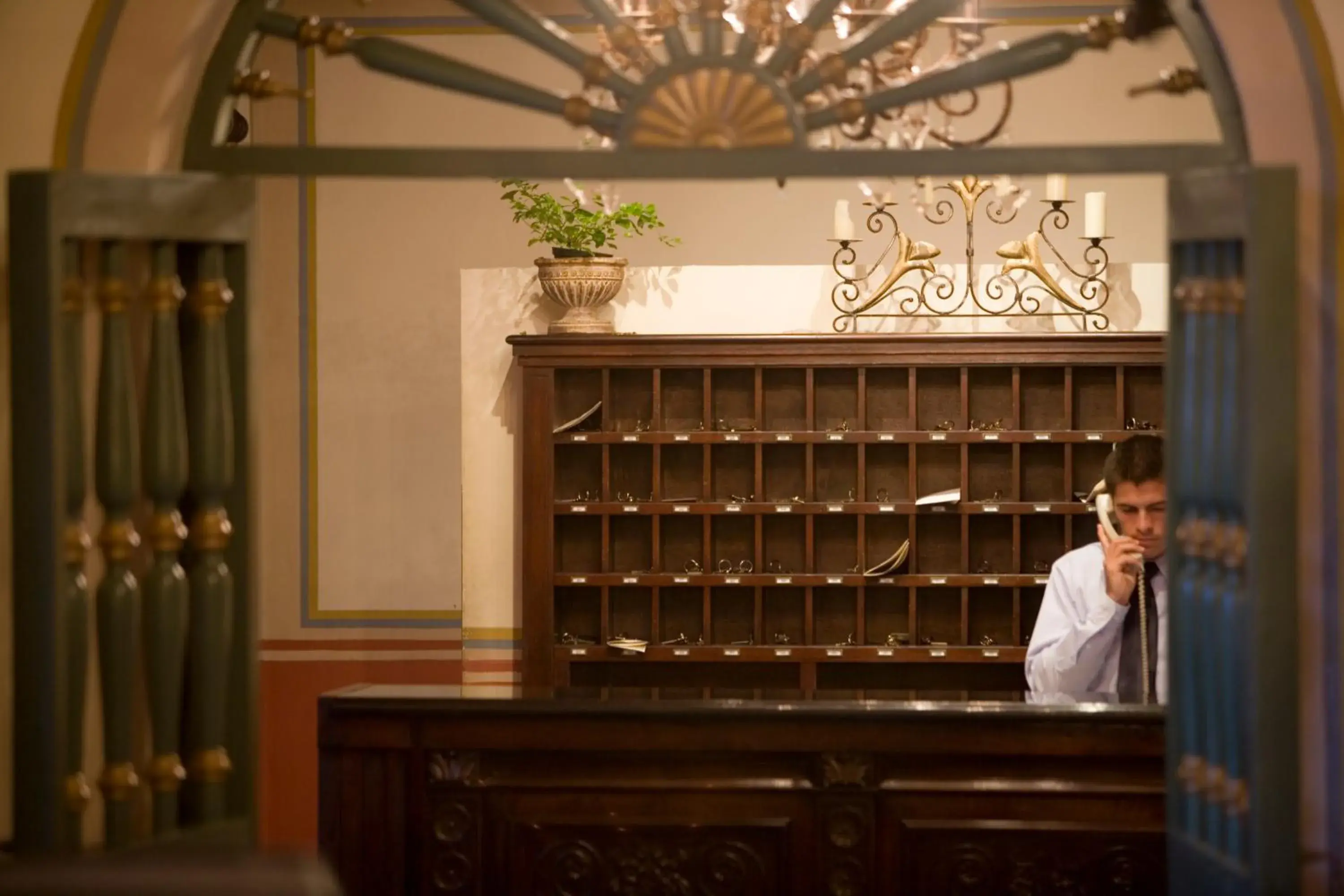 Lobby or reception in Hotel El Convento Lobby or reception in Hotel El Convento