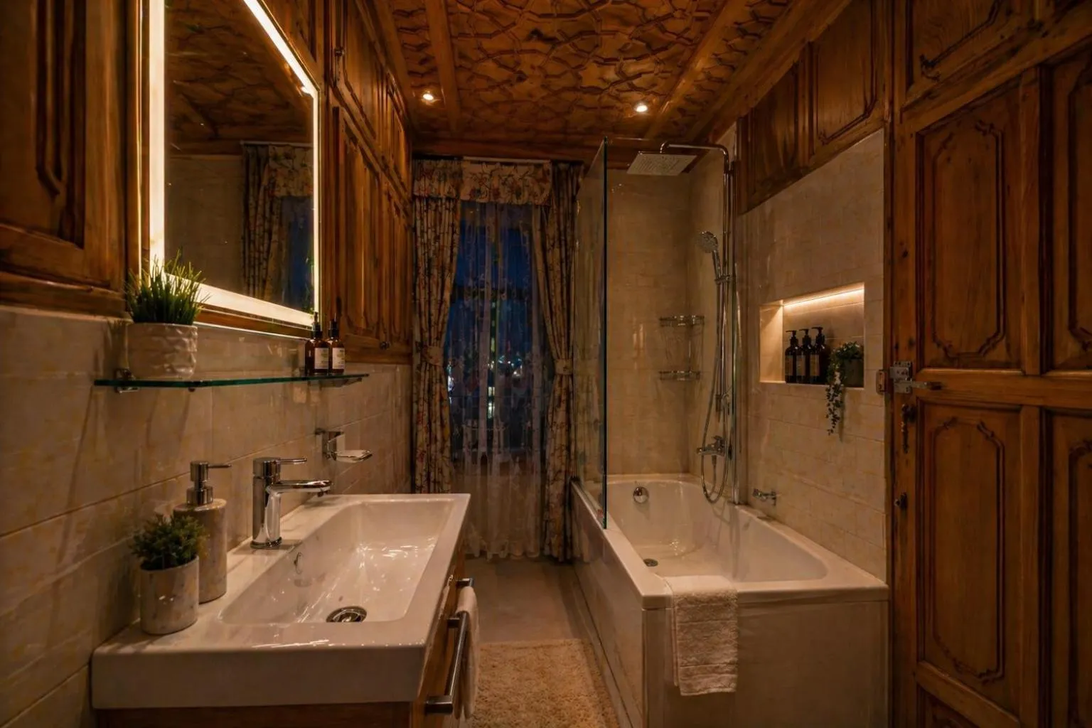 Bathroom in Firdous Houseboats