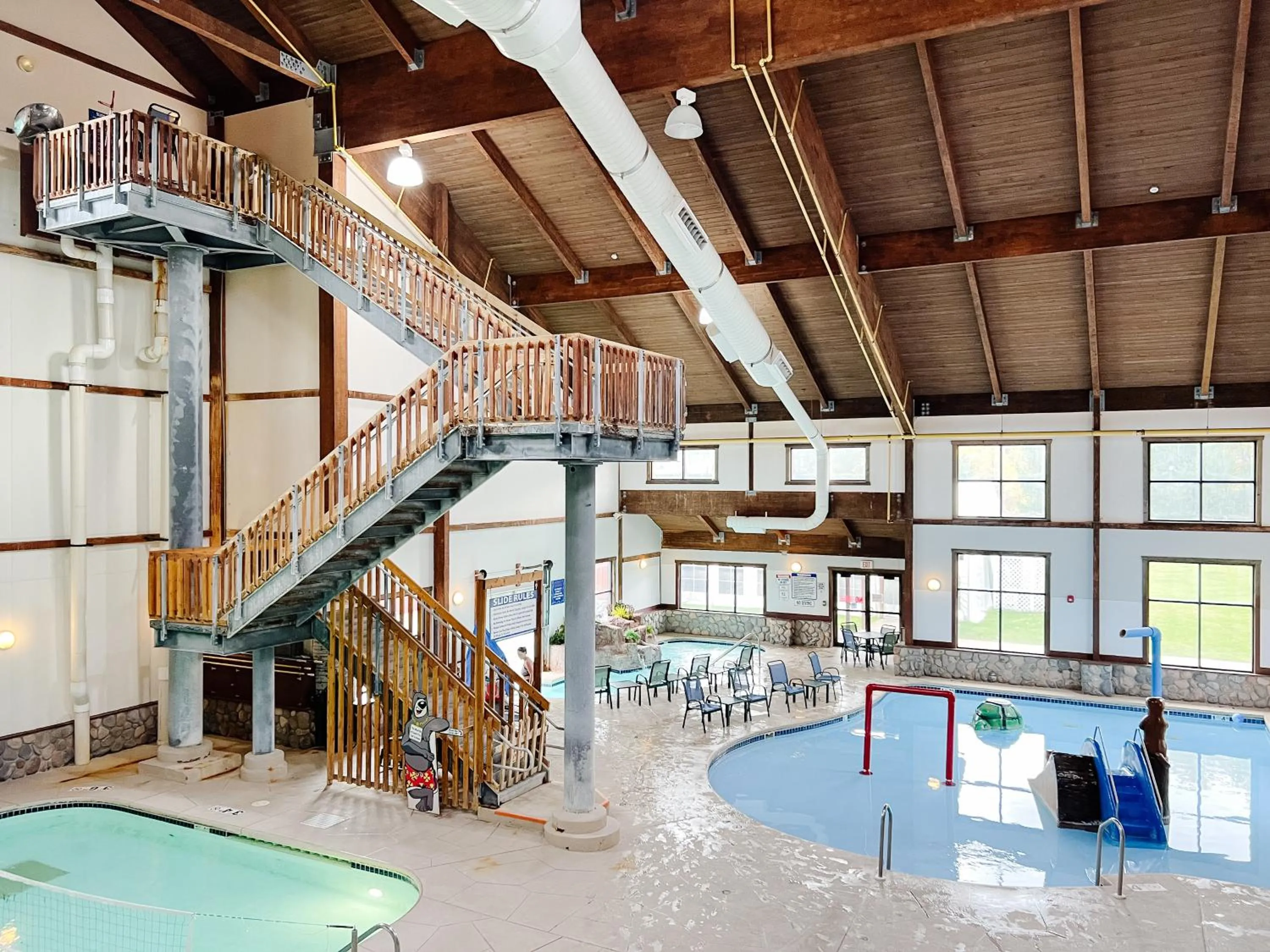 Aqua park in The Waters of Minocqua