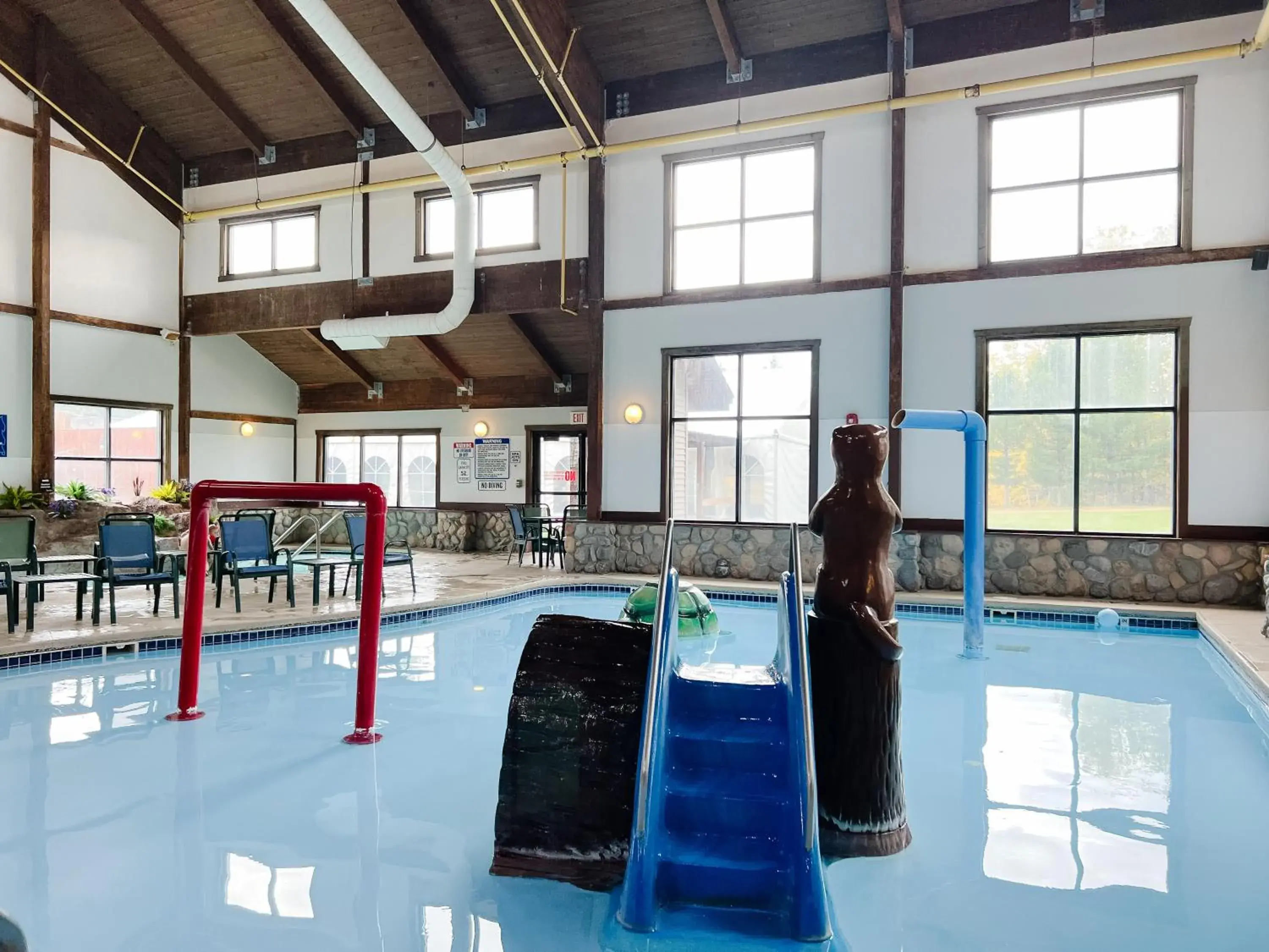 Aqua park in The Waters of Minocqua Aqua park in The Waters of Minocqua