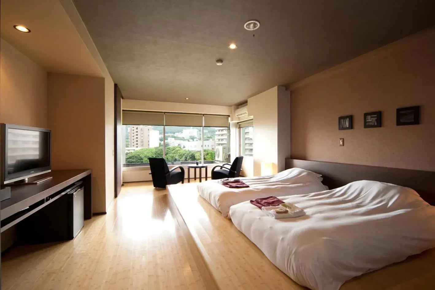 Photo of the whole room, Bed in Ito Yukitei Photo of the whole room, Bed in Ito Yukitei