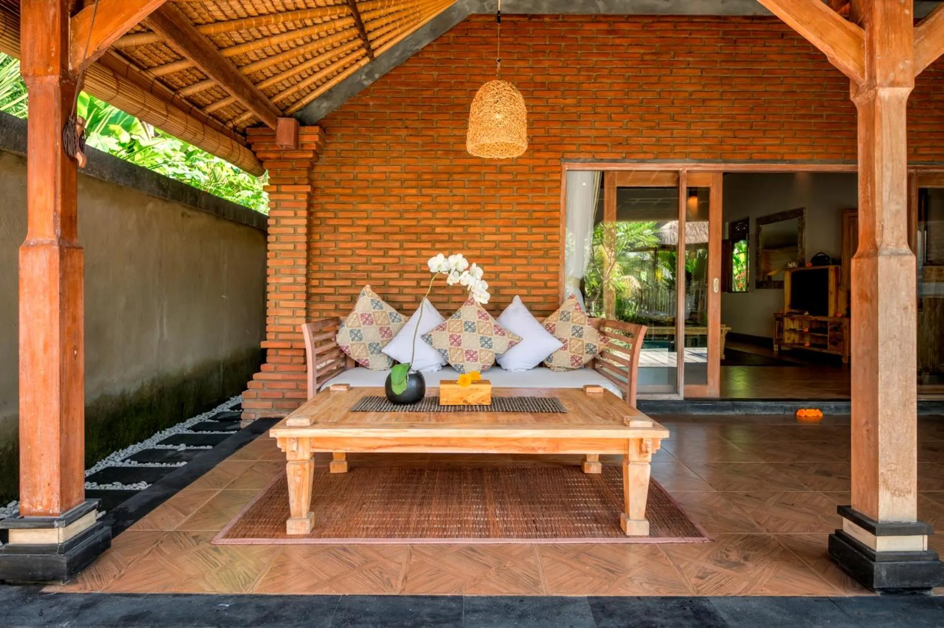 Patio in Villa Bedauh Ubud Managed by Manara