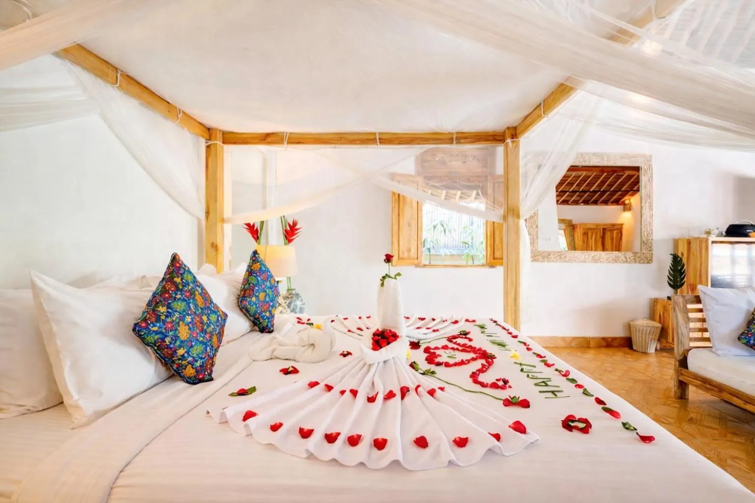 Bed in Villa Bedauh Ubud Managed by Manara