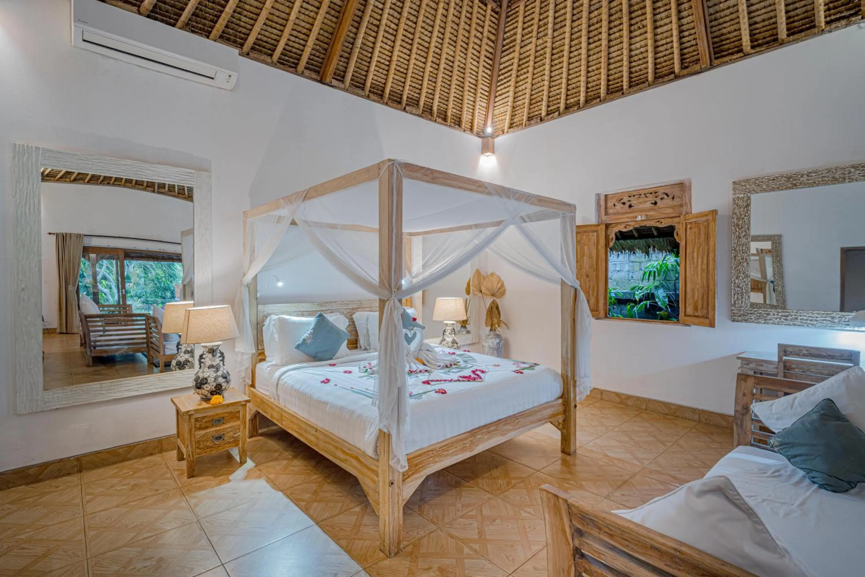 Bed in Villa Bedauh Ubud Managed by Manara
