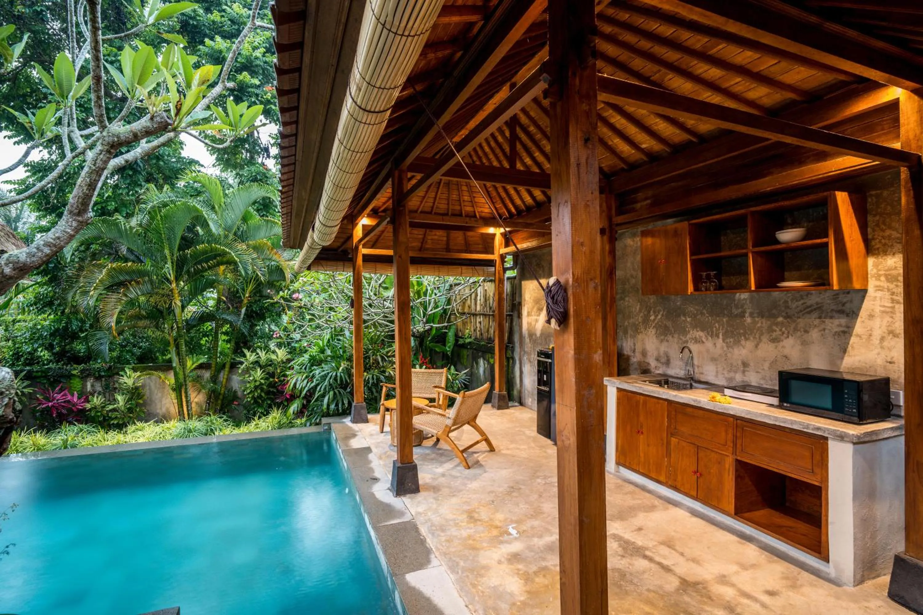 kitchen in Villa Bedauh Ubud Managed by Manara