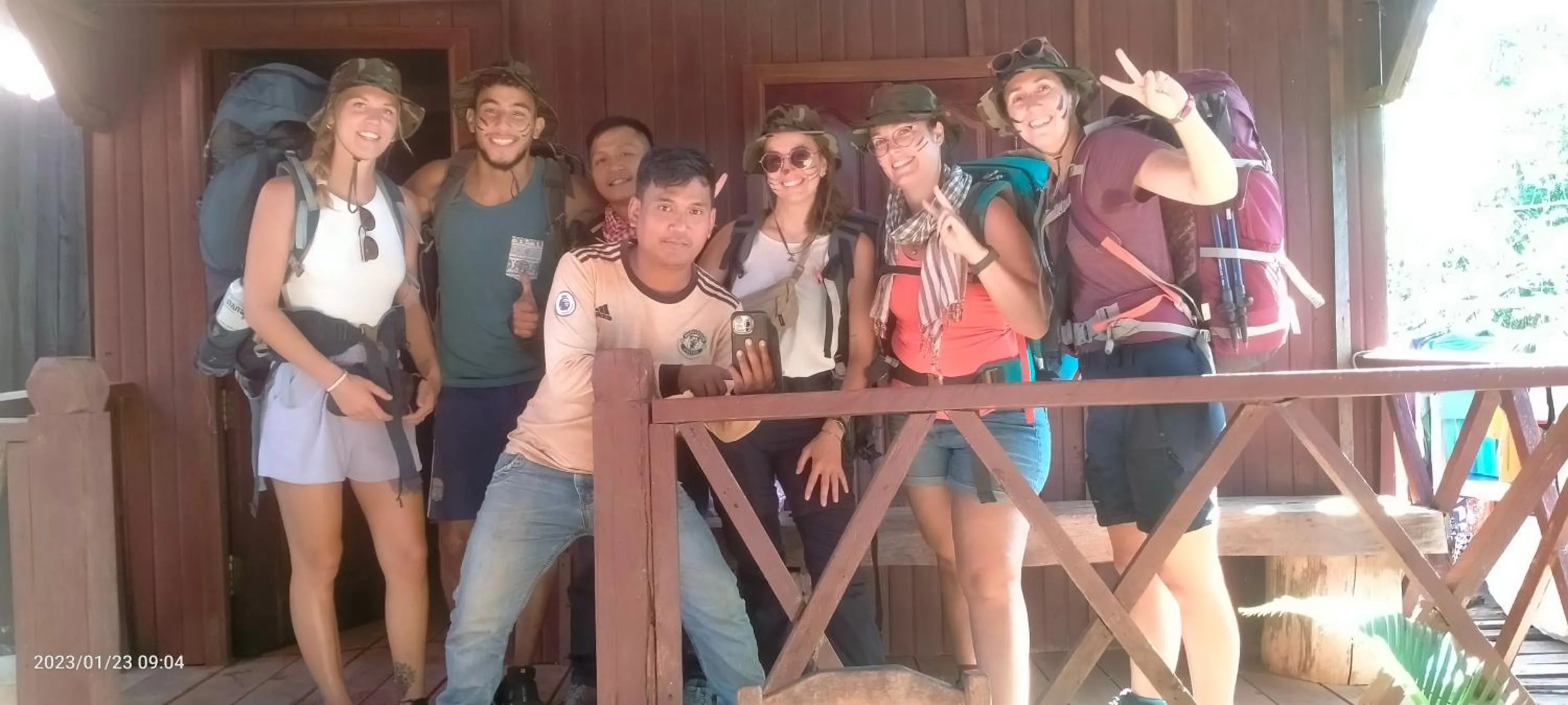 People in Bee Bee's Chalets home stay and trekking