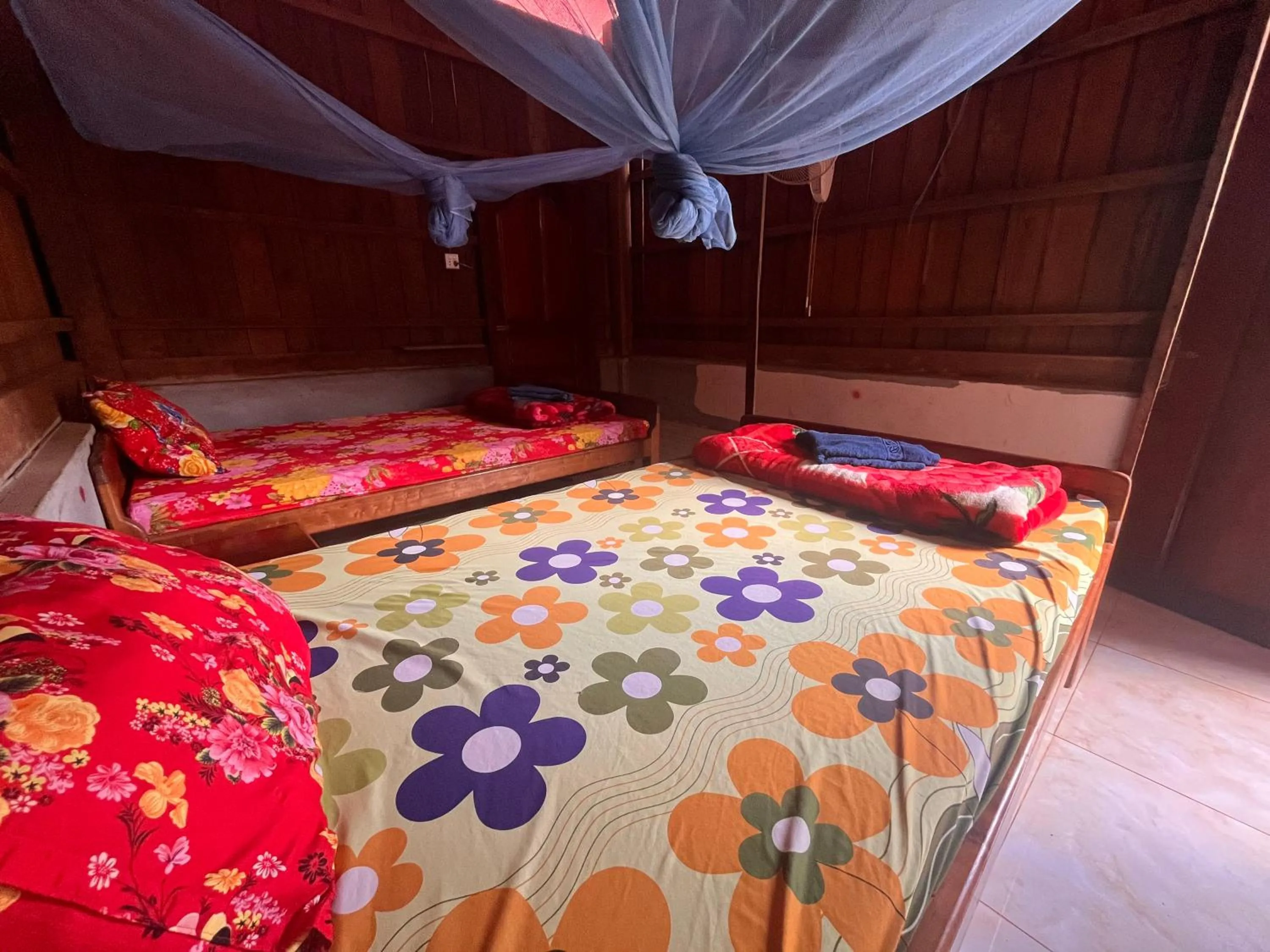 Bedroom, Bed in Bee Bee's Chalets home stay and trekking