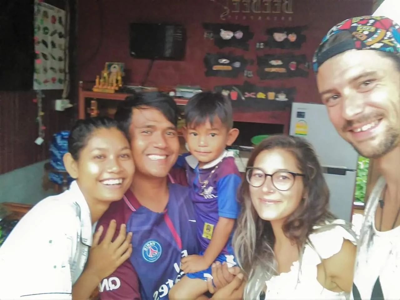 People in Bee Bee's Chalets home stay and trekking