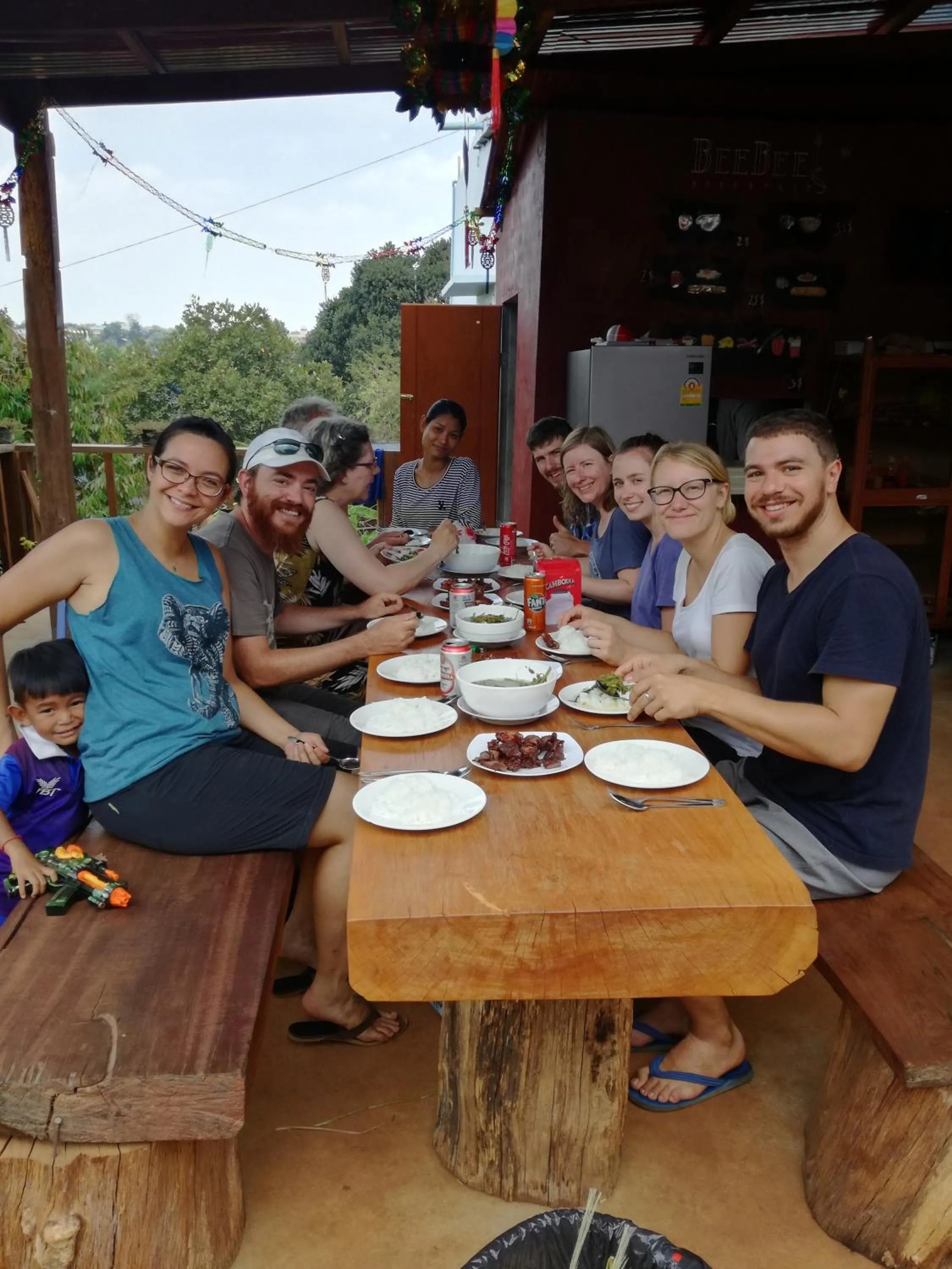 Restaurant/places to eat in Bee Bee's Chalets home stay and trekking