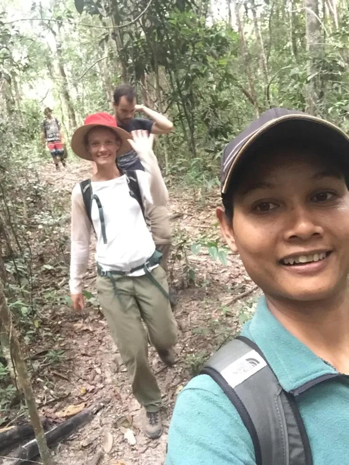 Hiking in Bee Bee's Chalets home stay and trekking