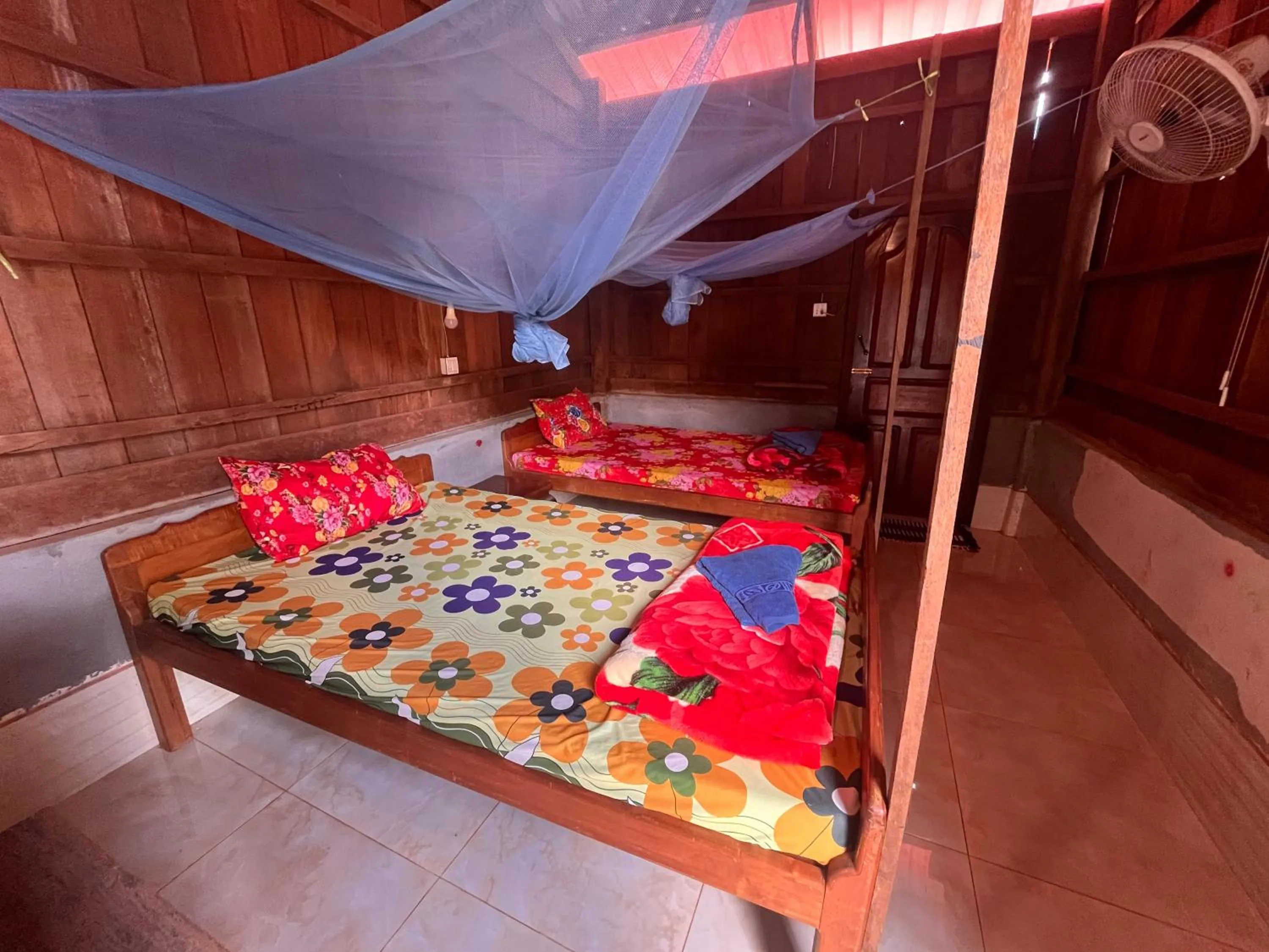 Bedroom, Bed in Bee Bee's Chalets home stay and trekking