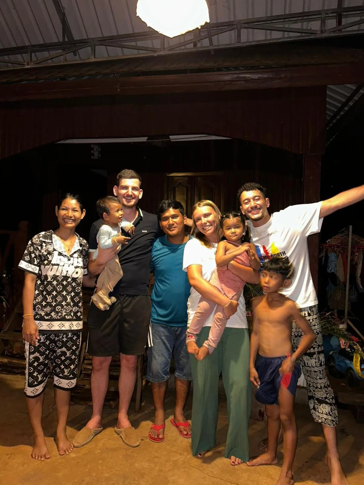 People in Bee Bee's Chalets home stay and trekking