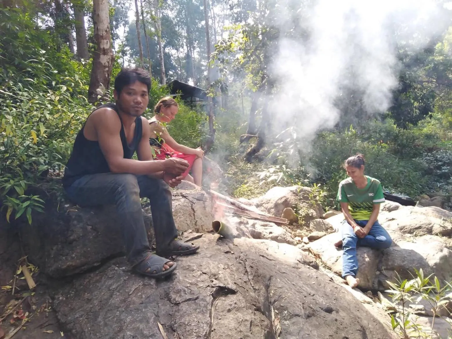 Hiking in Bee Bee's Chalets home stay and trekking
