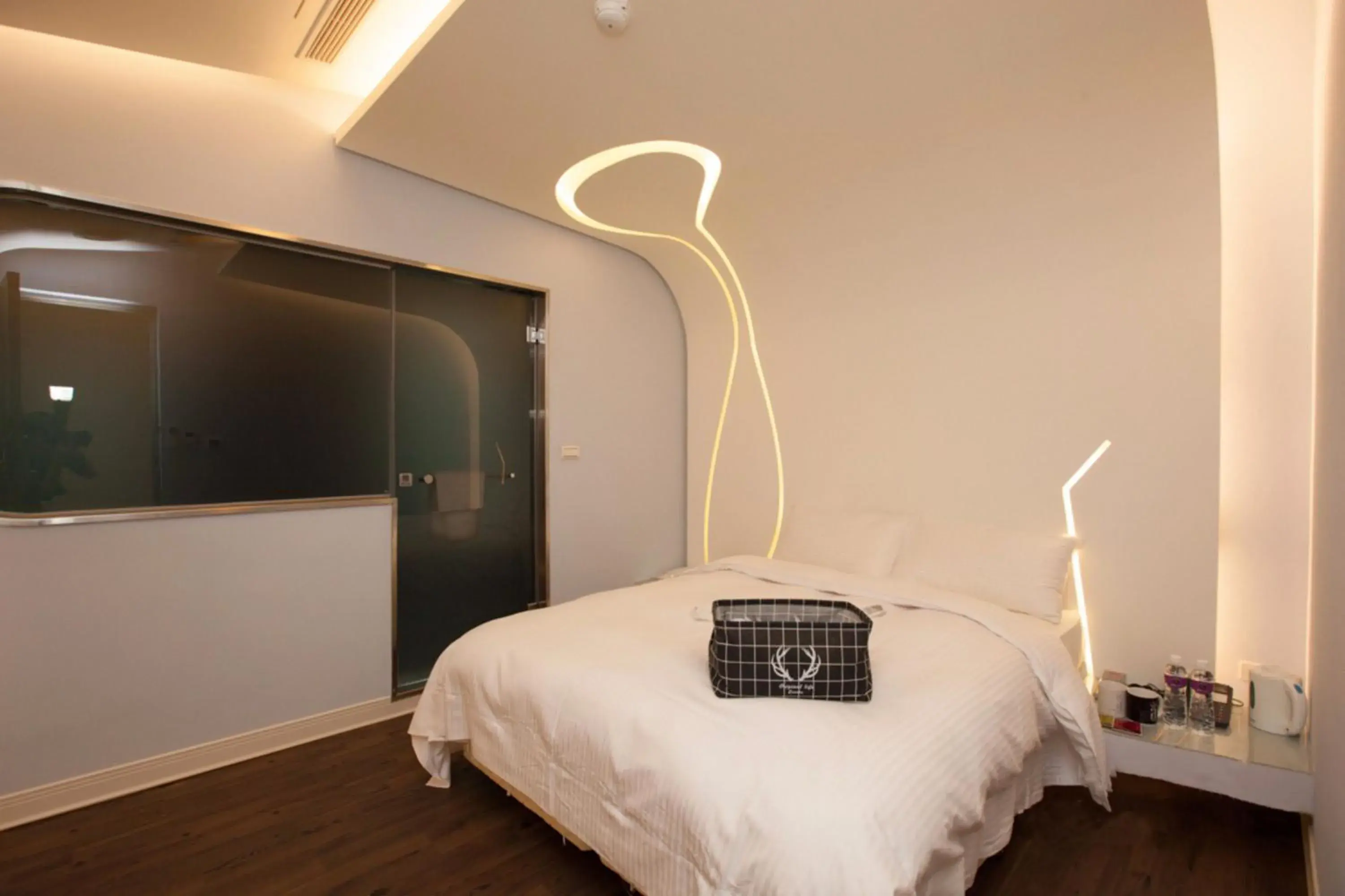 Bed in Ya Nold Hot Spring Hotel Bed in Ya Nold Hot Spring Hotel