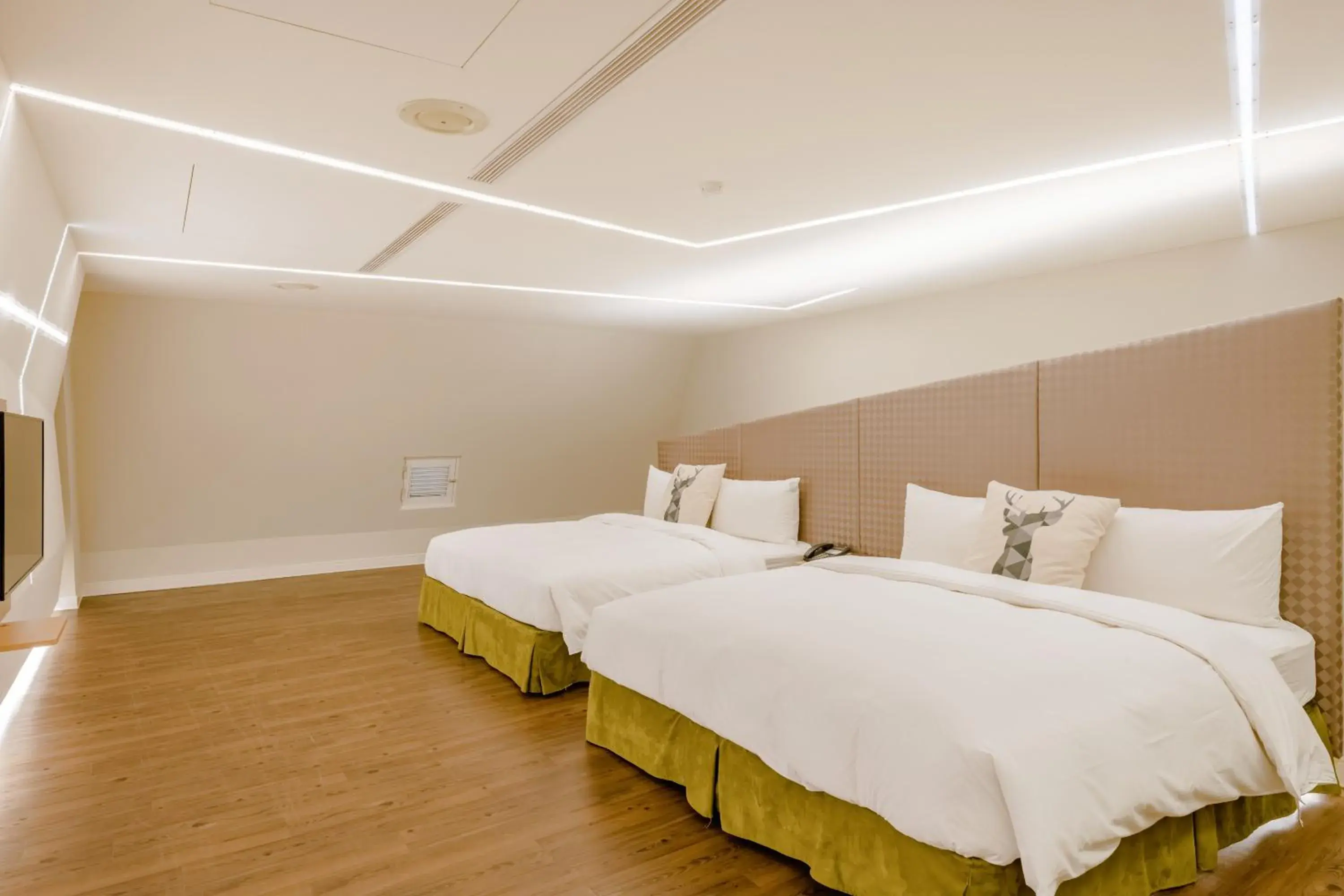 Bed in Ya Nold Hot Spring Hotel Bed in Ya Nold Hot Spring Hotel