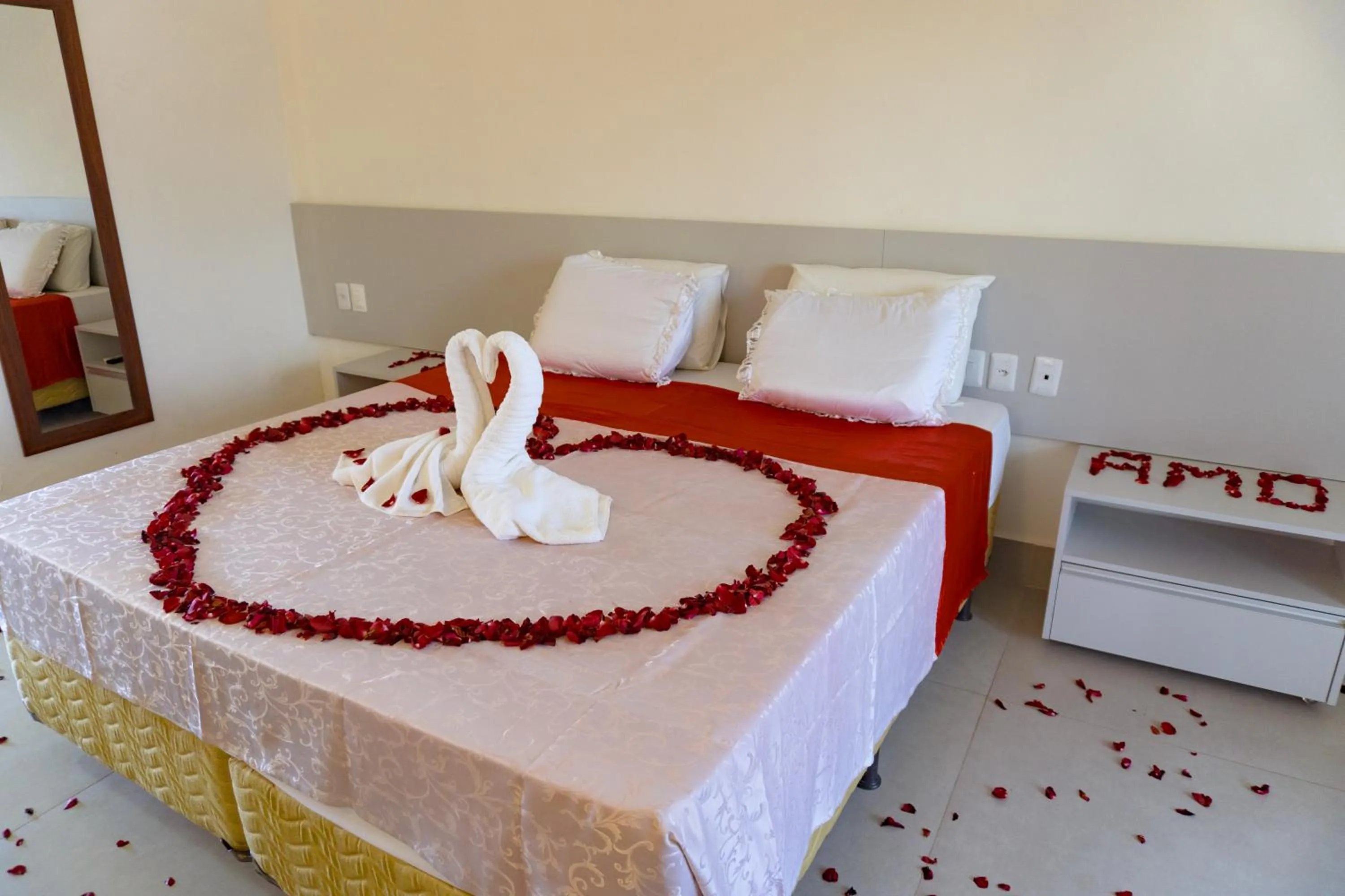 Bed in Amoaras Resort
