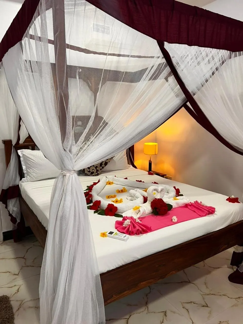 Bed in Isla Bonita Zanzibar Beach Resort