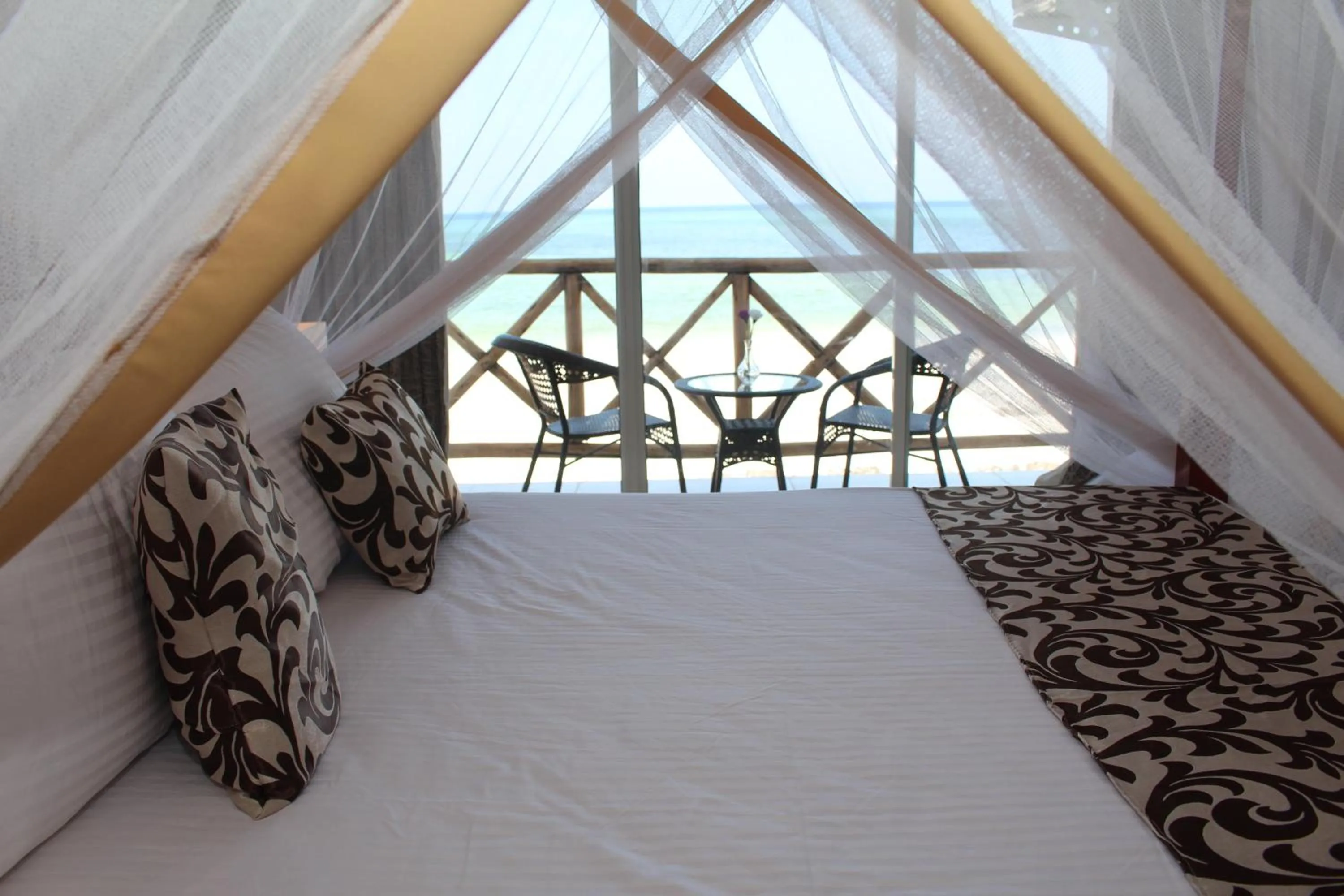 Bed in Isla Bonita Zanzibar Beach Resort