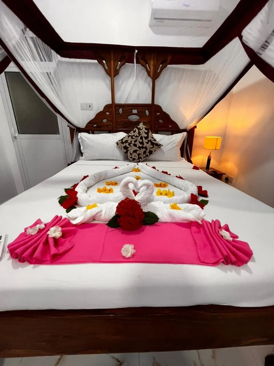 Bed in Isla Bonita Zanzibar Beach Resort