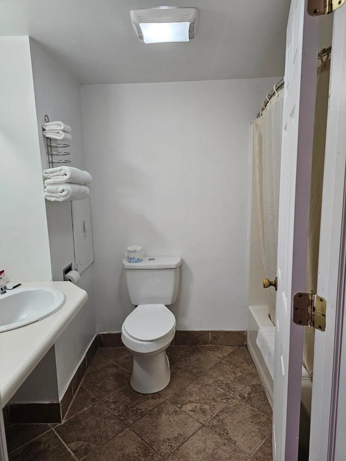 Bathroom in OYO Hotel Starlite Seneca Falls