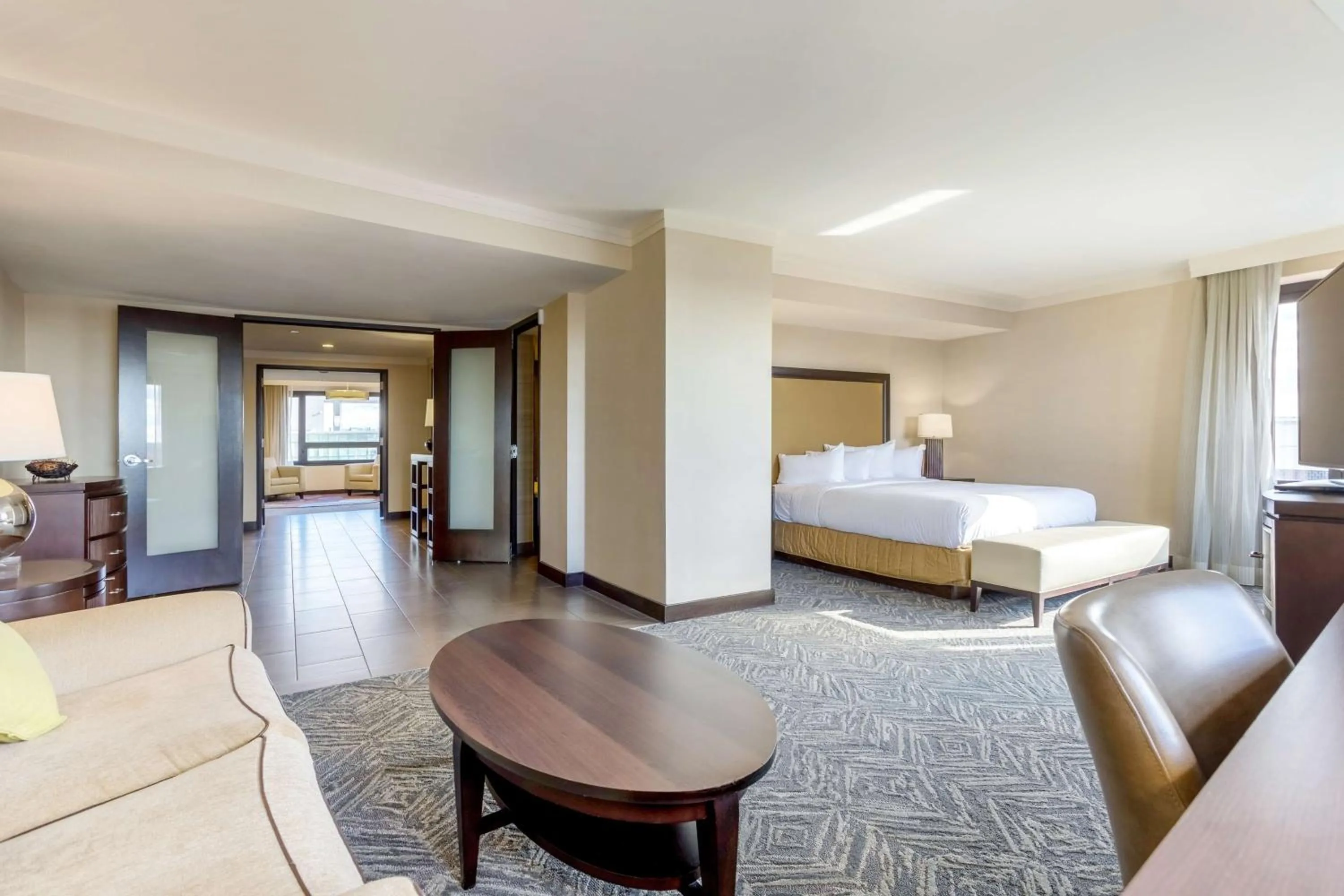 Living room, Bed in Washington Hilton