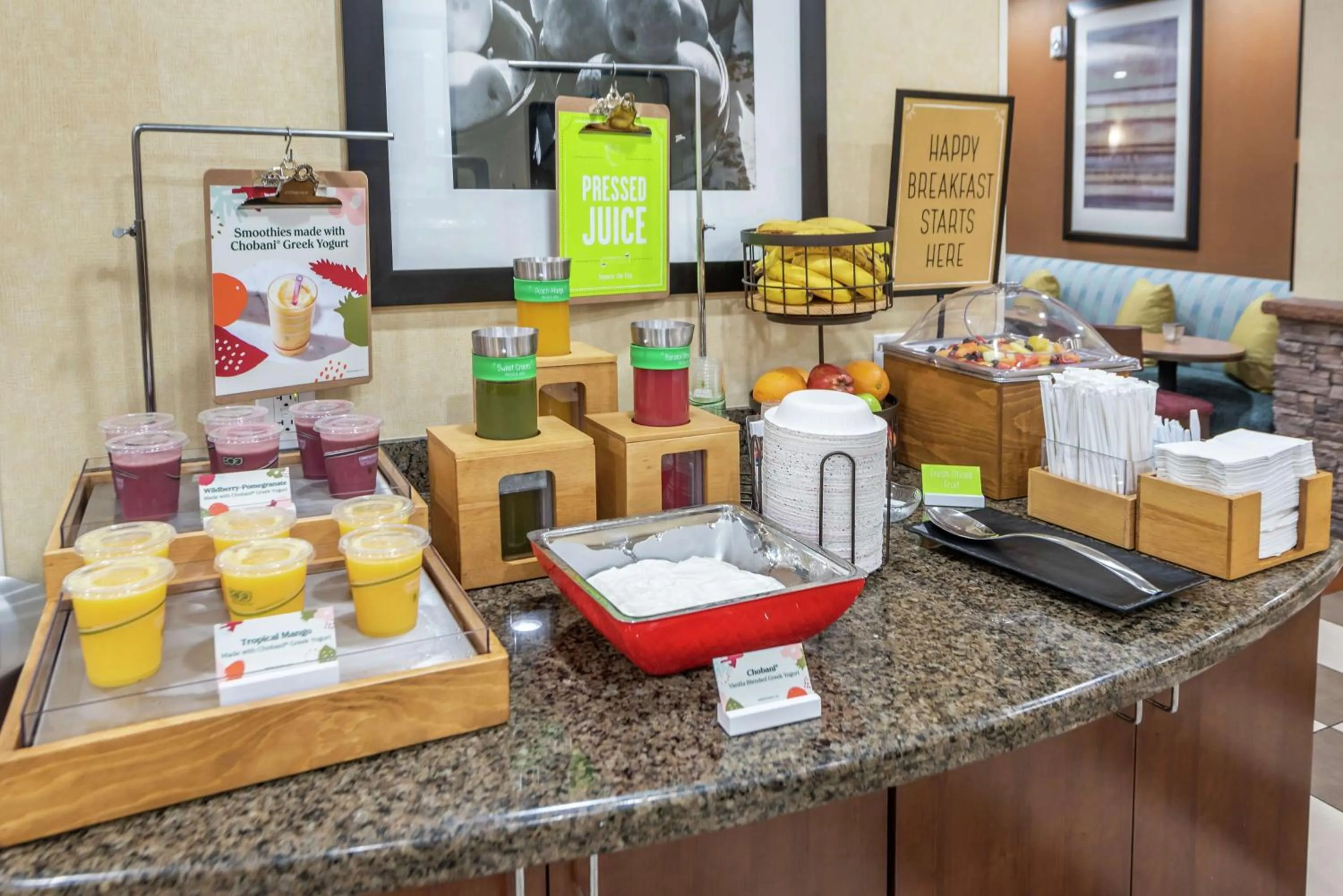 Breakfast in Hampton Inn Alamosa