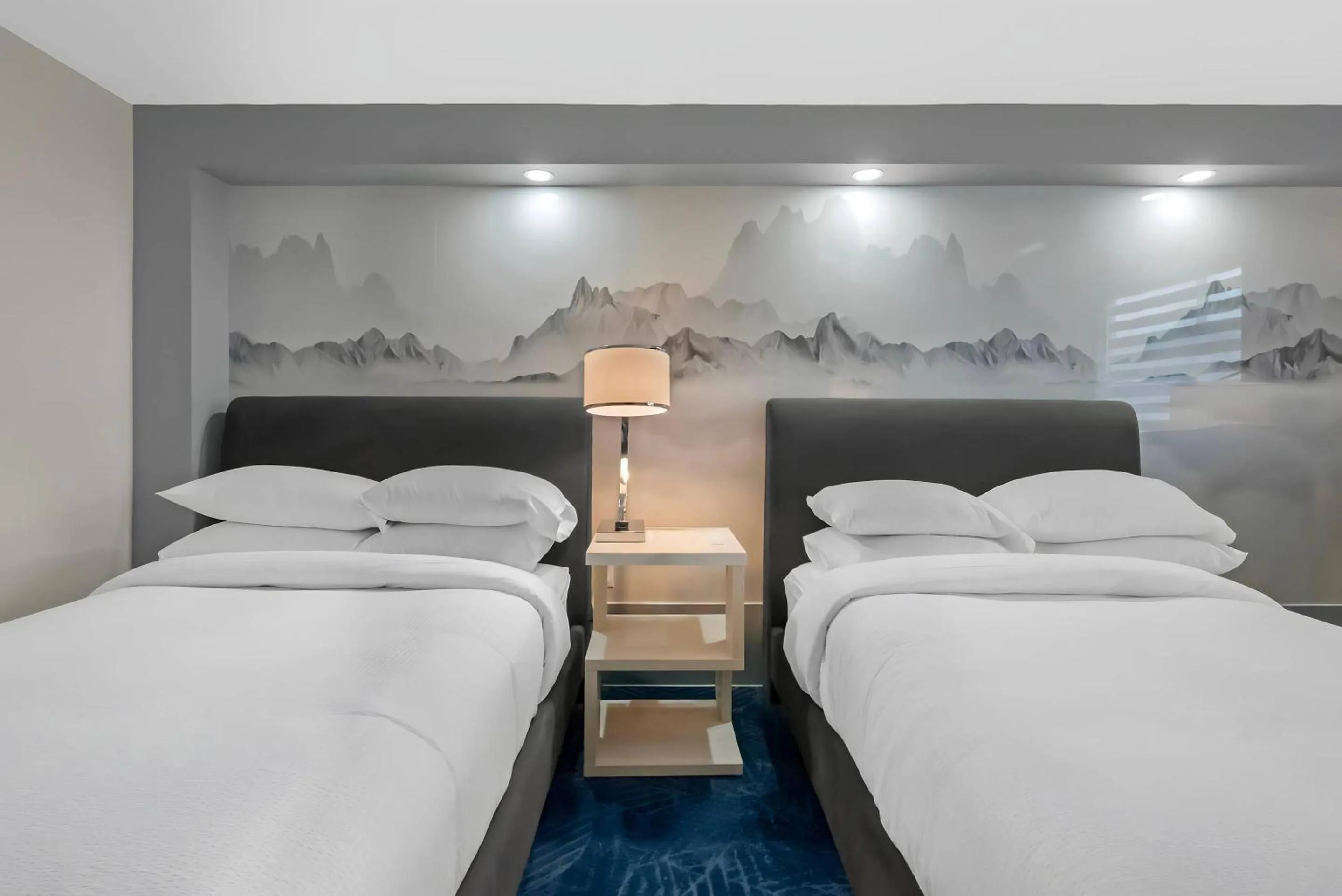 Bedroom, Bed in Blue - A Modern Hotel, an Ascend Collection Hotel
