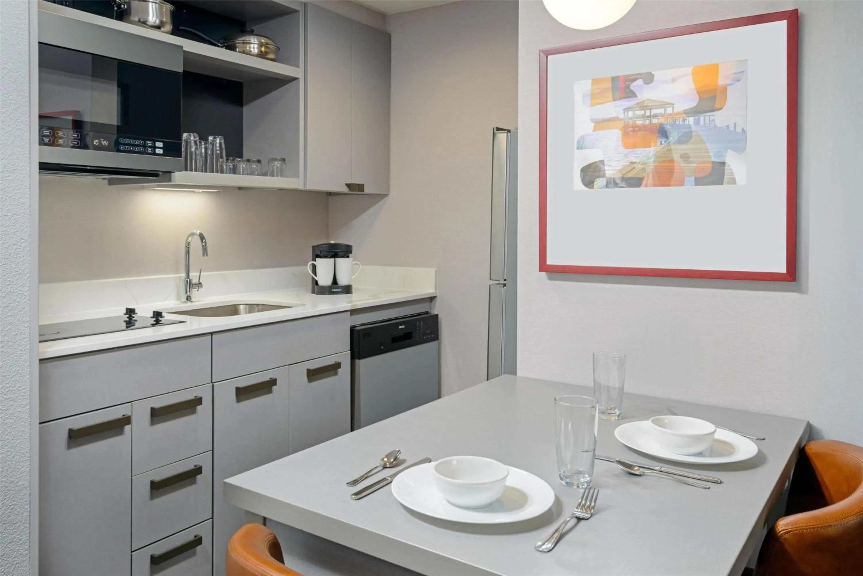 Kitchen or kitchenette in Homewood Suites by Hilton Orlando-UCF Area