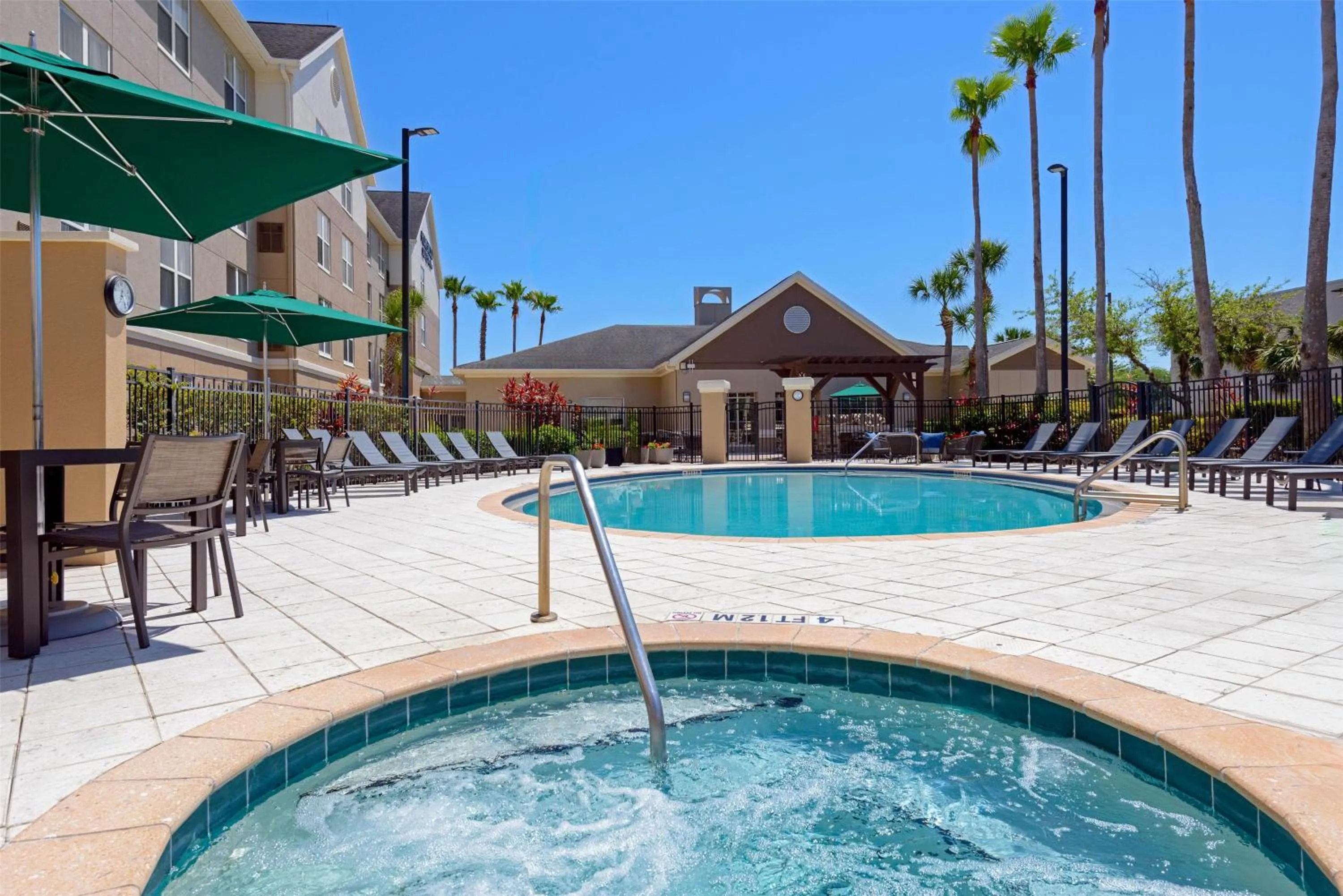 Pool view in Homewood Suites by Hilton Orlando-UCF Area