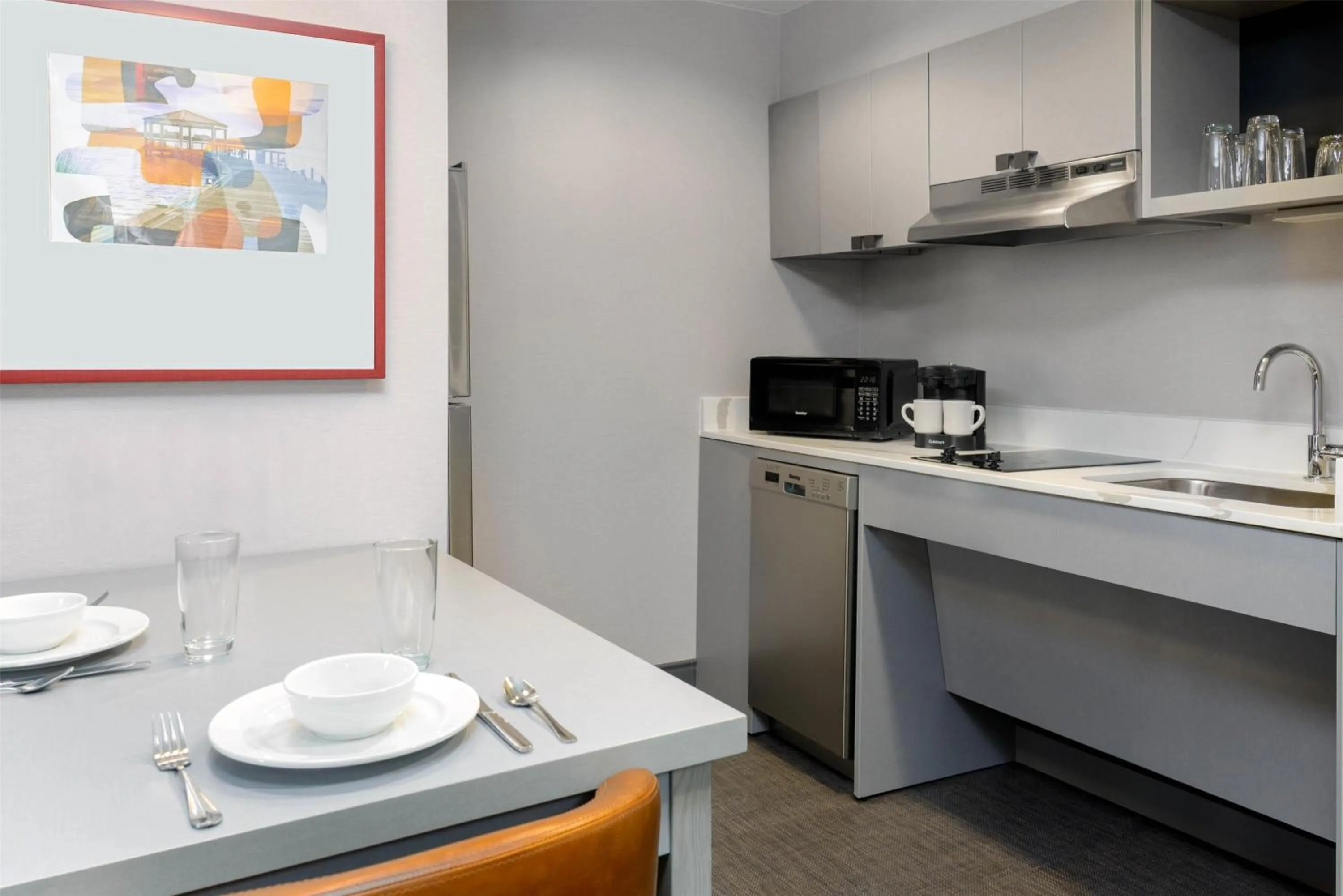 Kitchen or kitchenette in Homewood Suites by Hilton Orlando-UCF Area