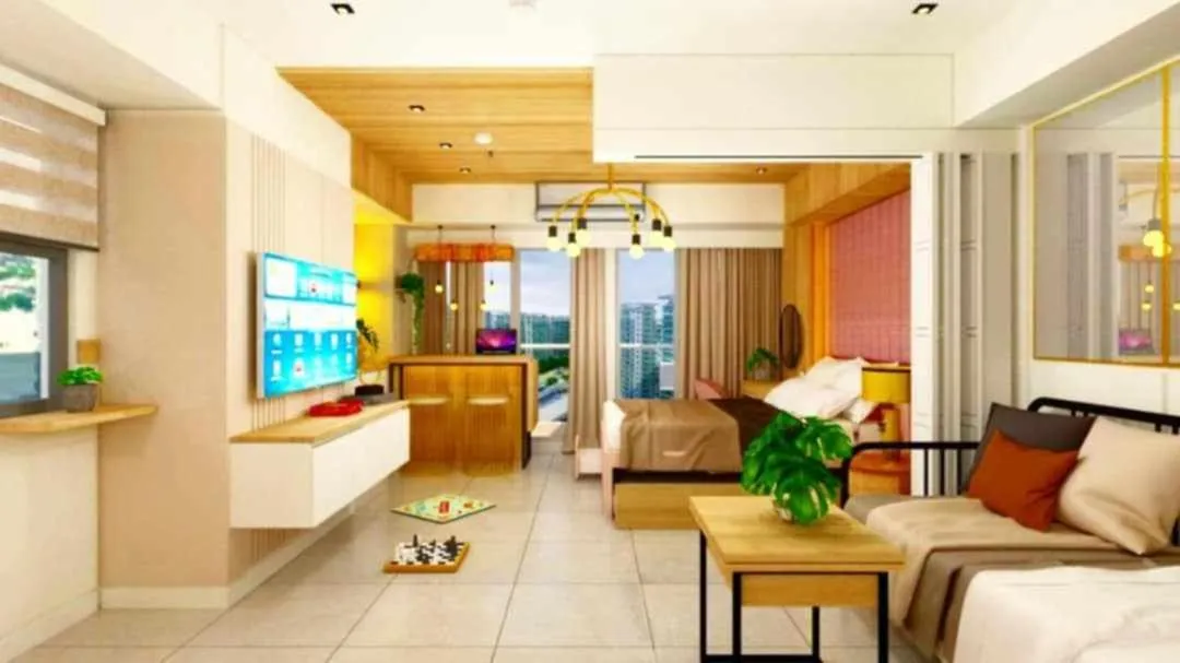 Communal lounge/ TV room, Bed in Holiday Escape Philippines