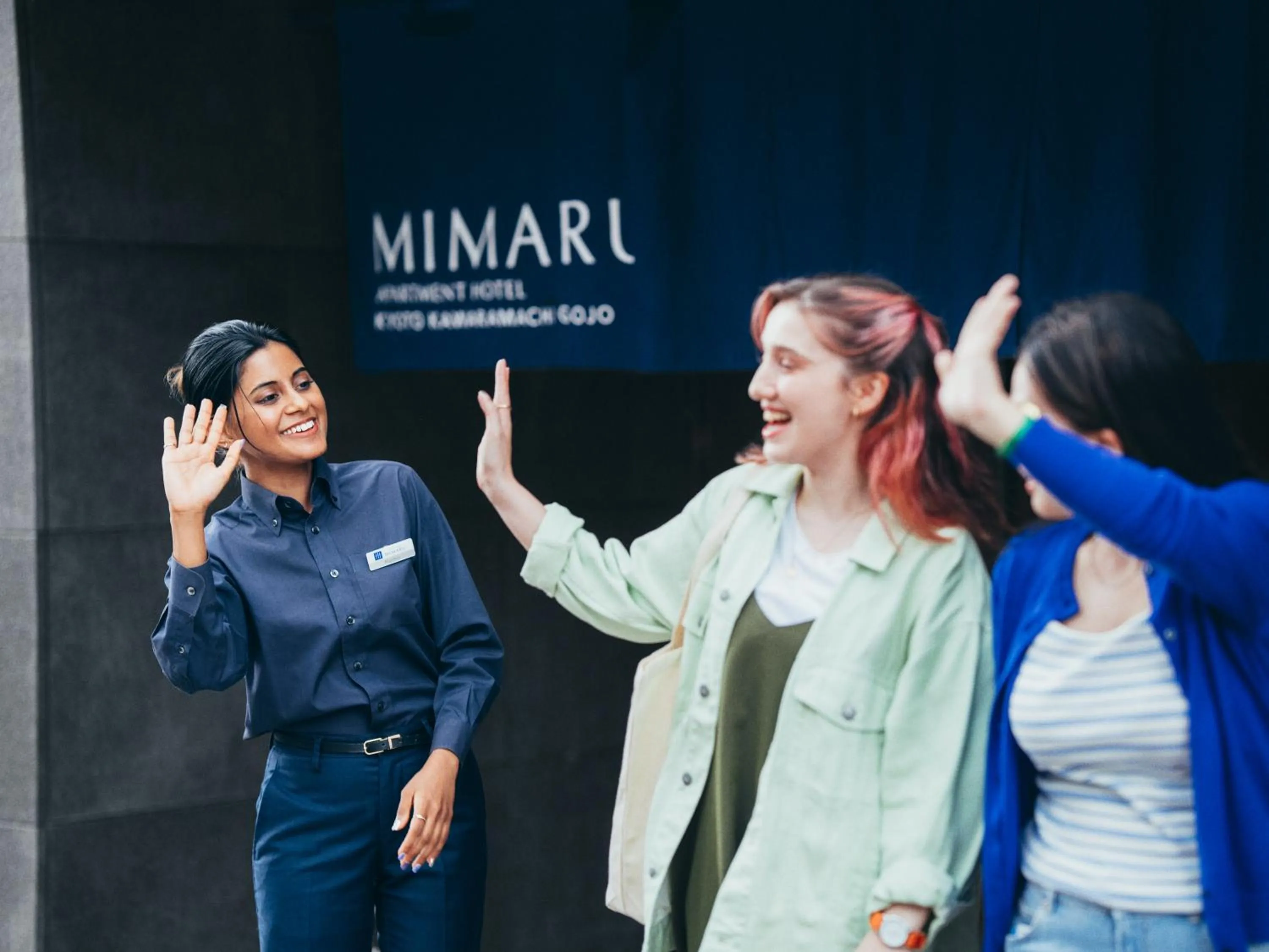 Staff in MIMARU Kyoto Nijo Castle