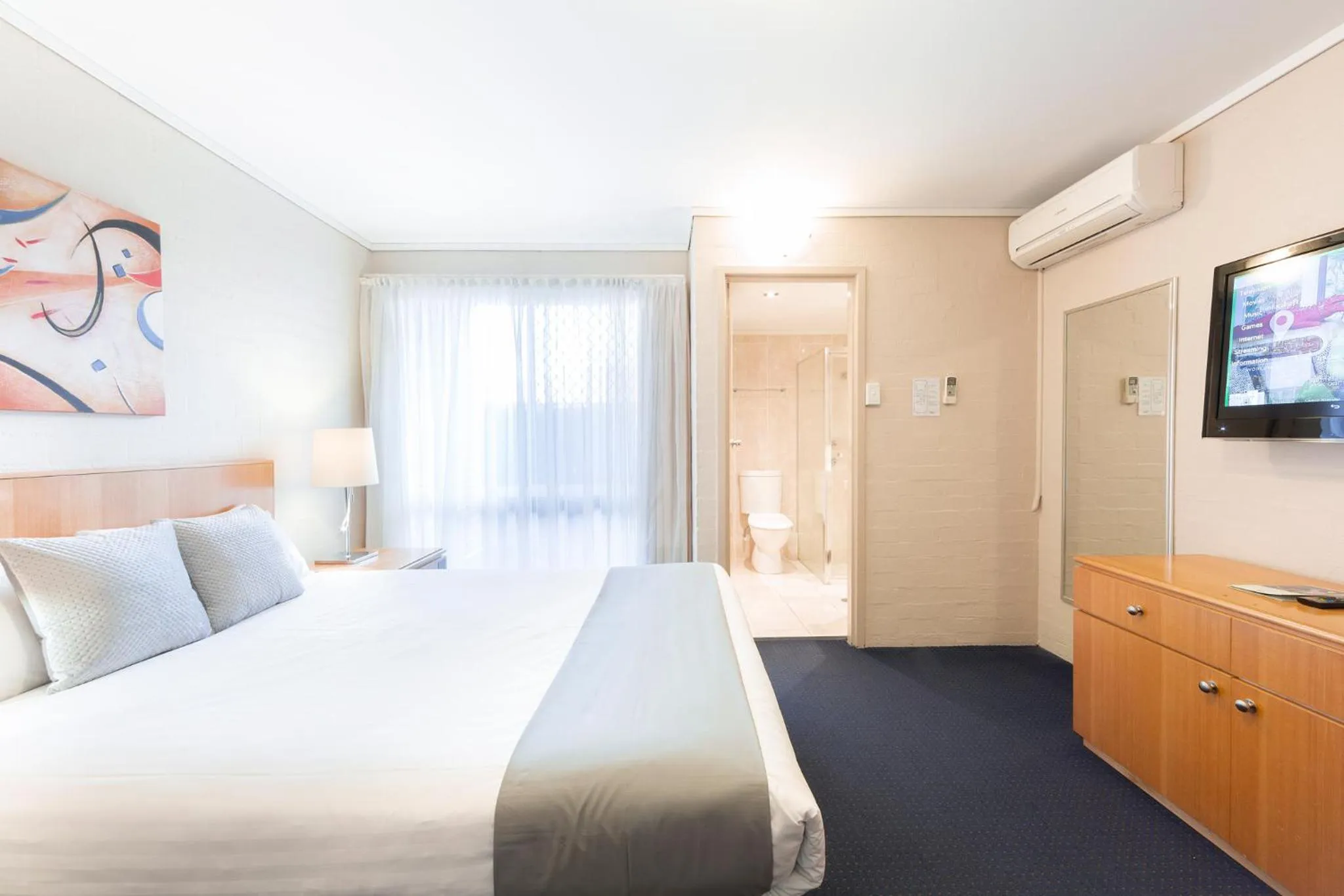 Bed in ibis Styles Canberra