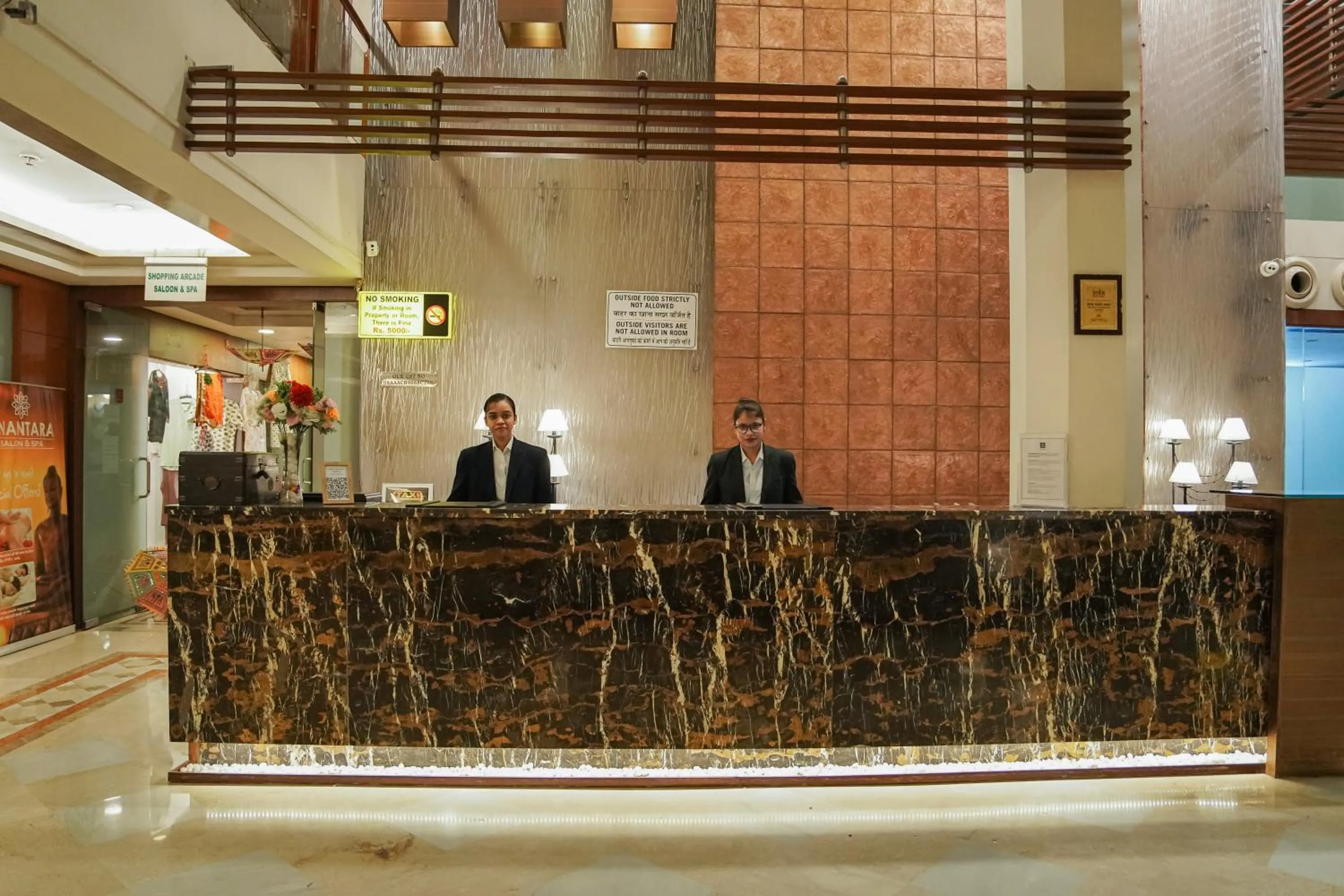 Lobby or reception in Clarion Bella Casa at Airport