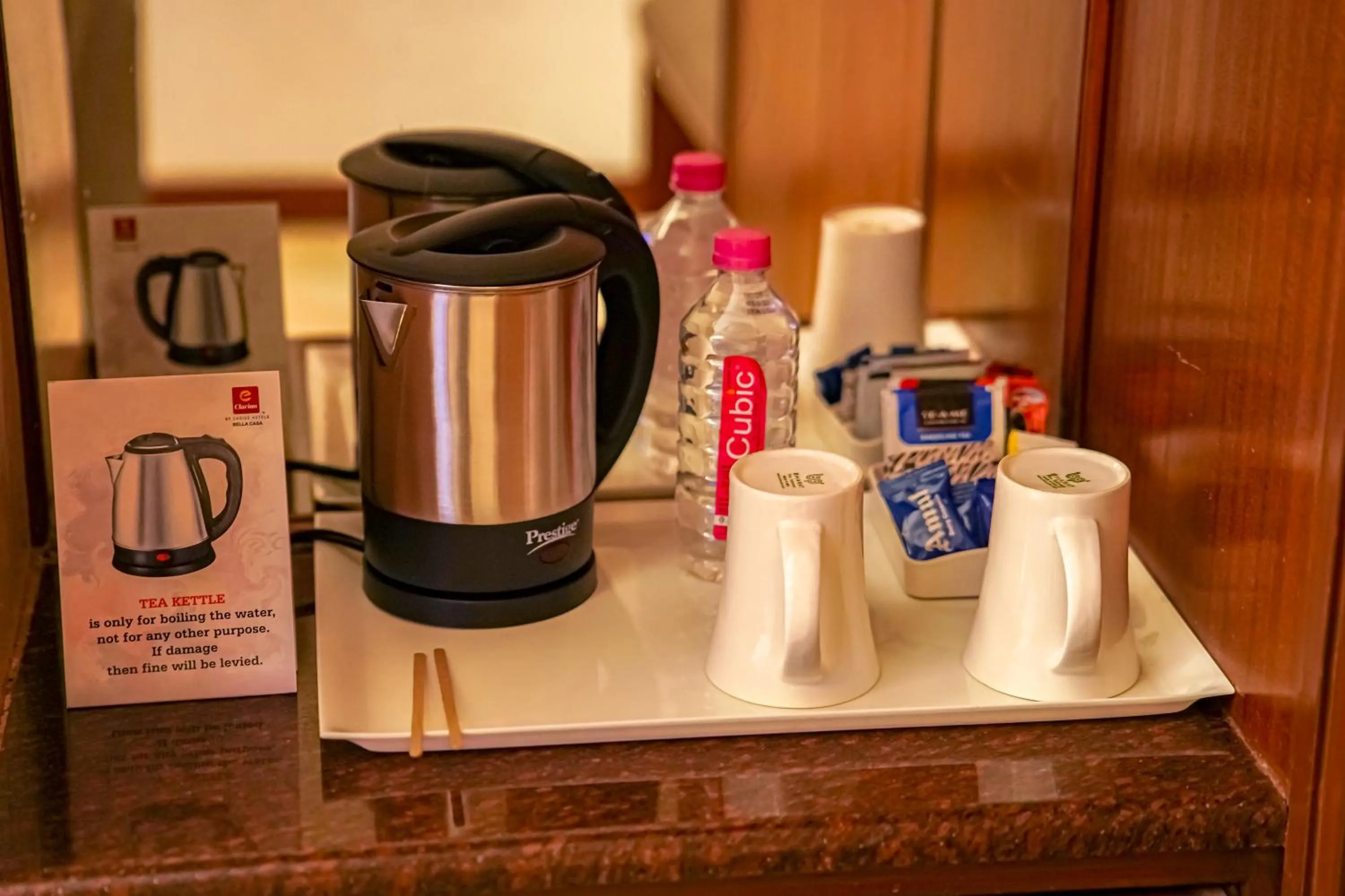 minibar in Clarion Bella Casa at Airport