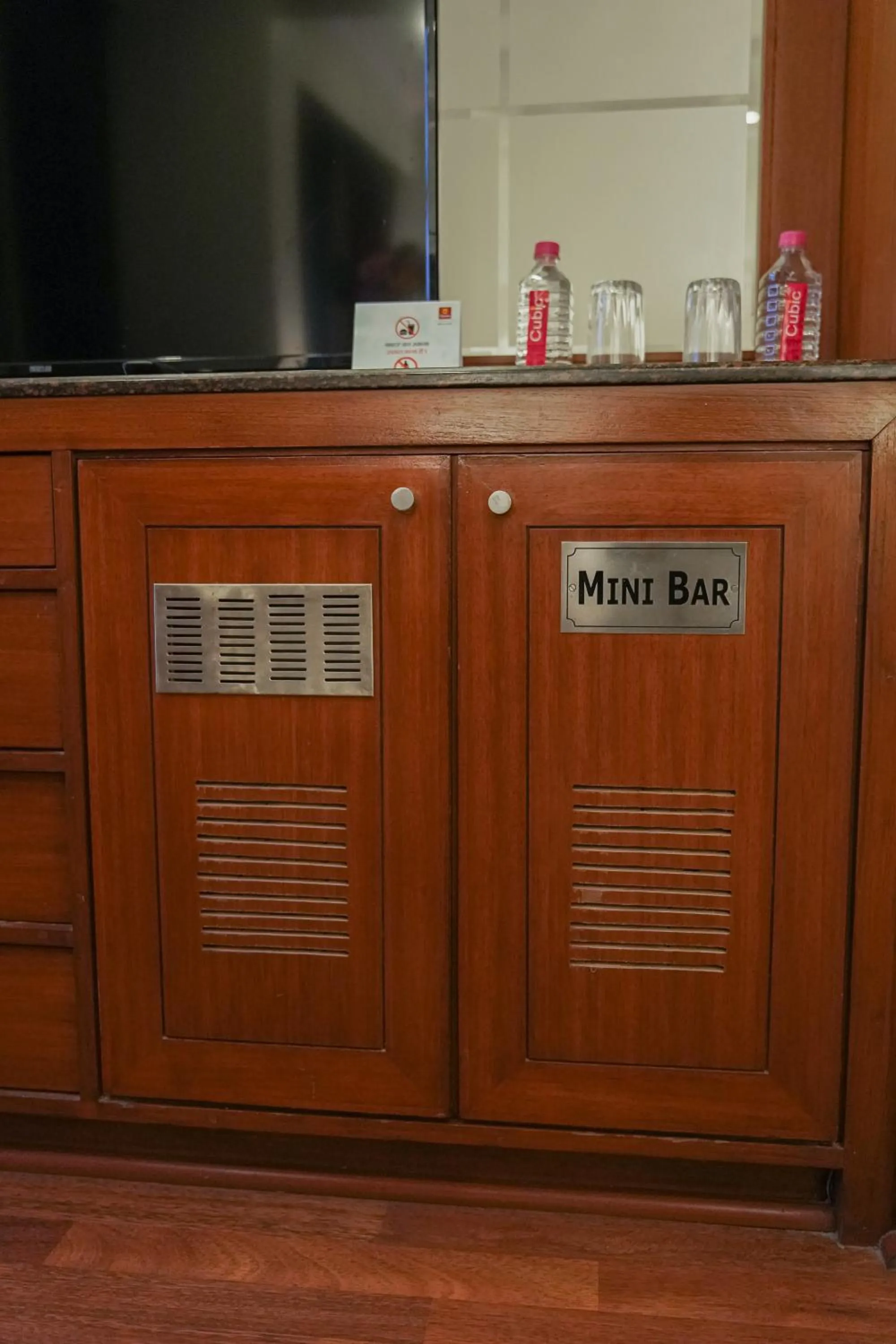 minibar in Clarion Bella Casa at Airport