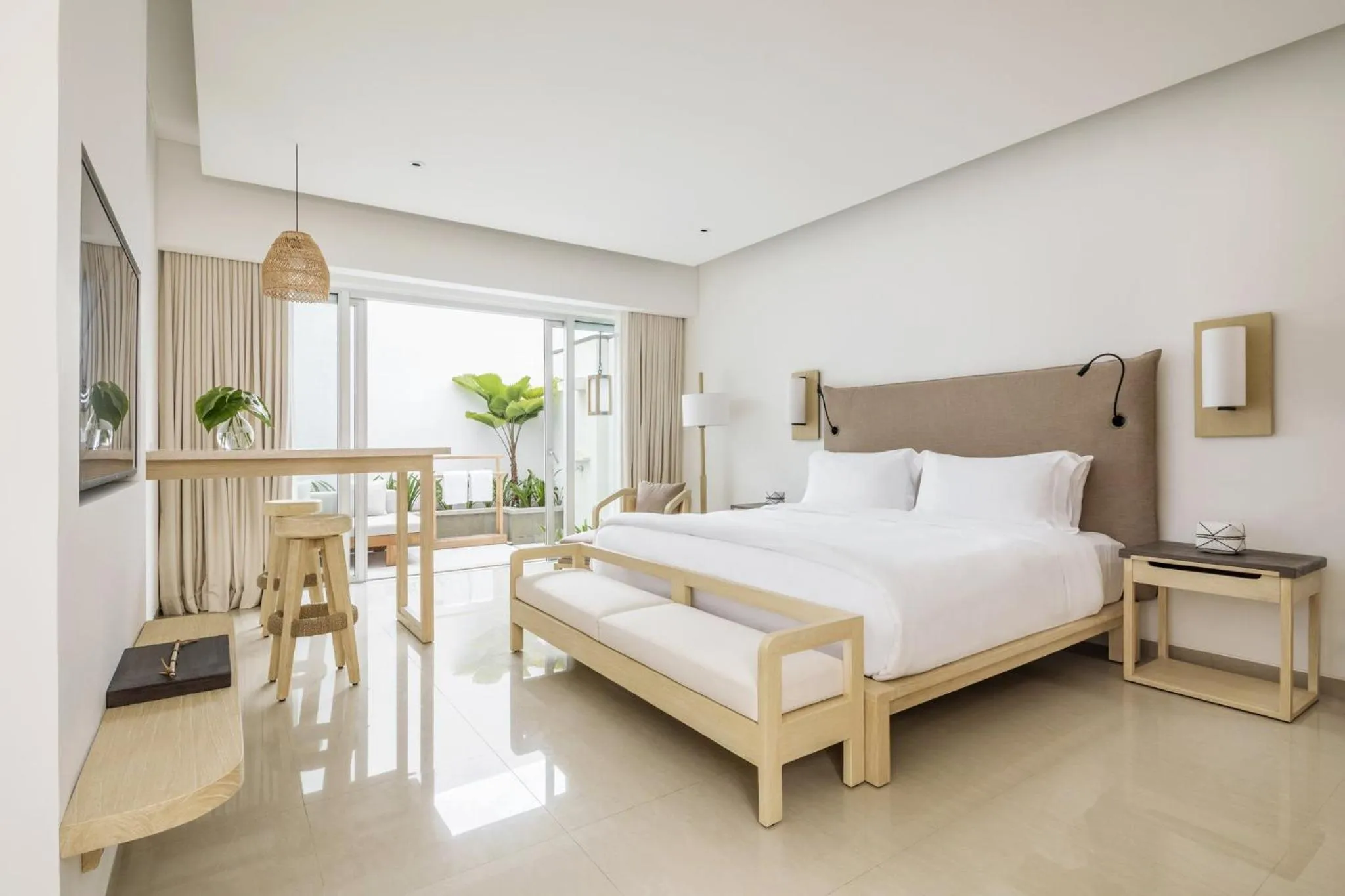 Photo of the whole room, Bed in COMO Uma Canggu