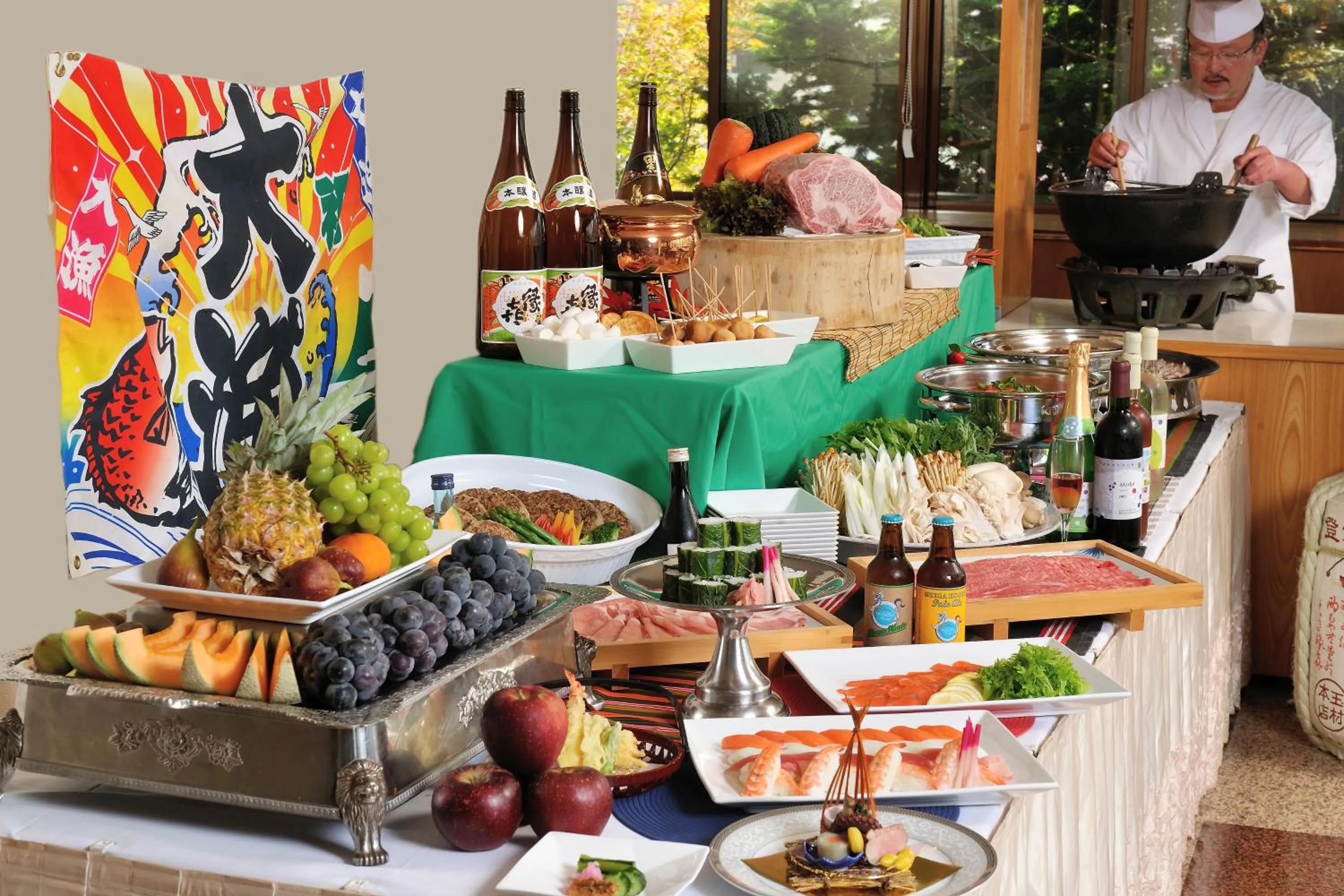 Food in Shiga Park Hotel