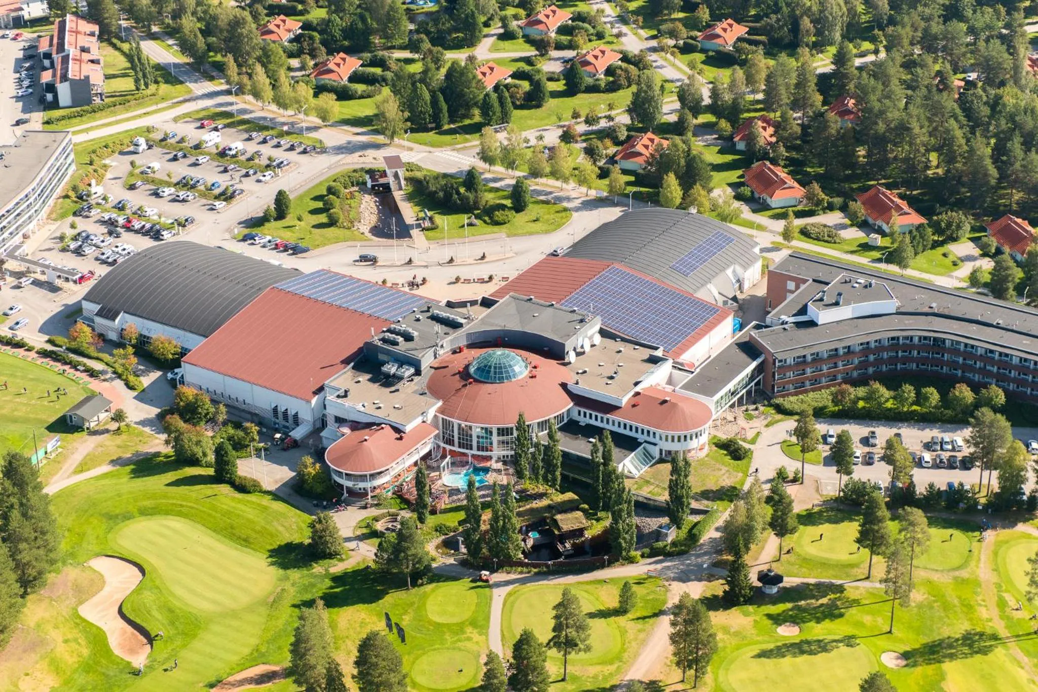 Bird's eye view in Holiday Club Katinkulta